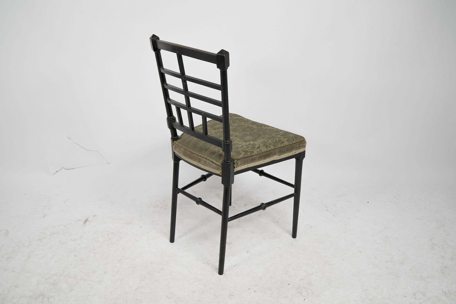 J. Plucknett Attri. Collier & Plucknett Prob. Anglo Japanese Ebonized Side Chair photo buy