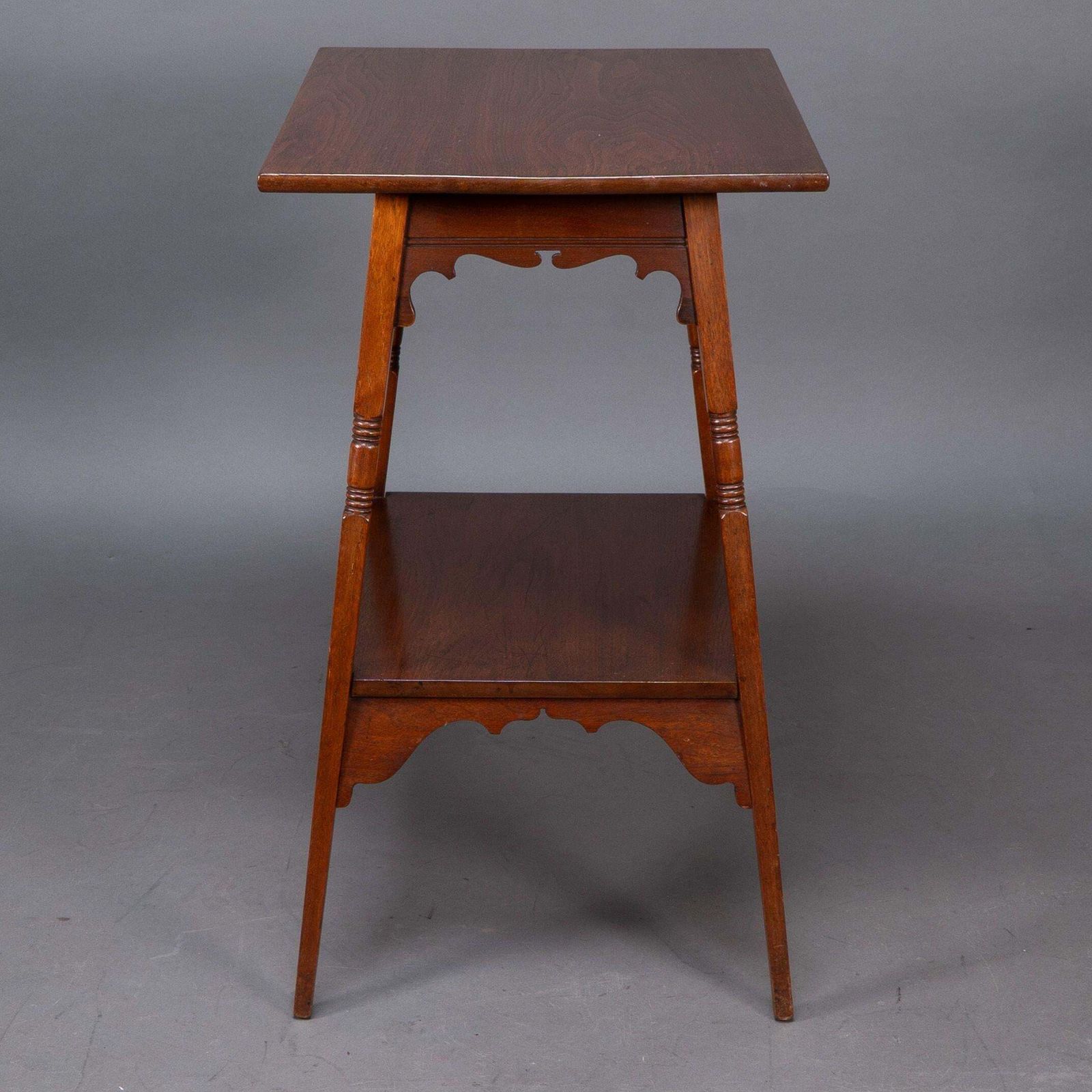 Liberty & Co. A Rare Moorish Anglo Japanese Walnut Sidetable photo buy