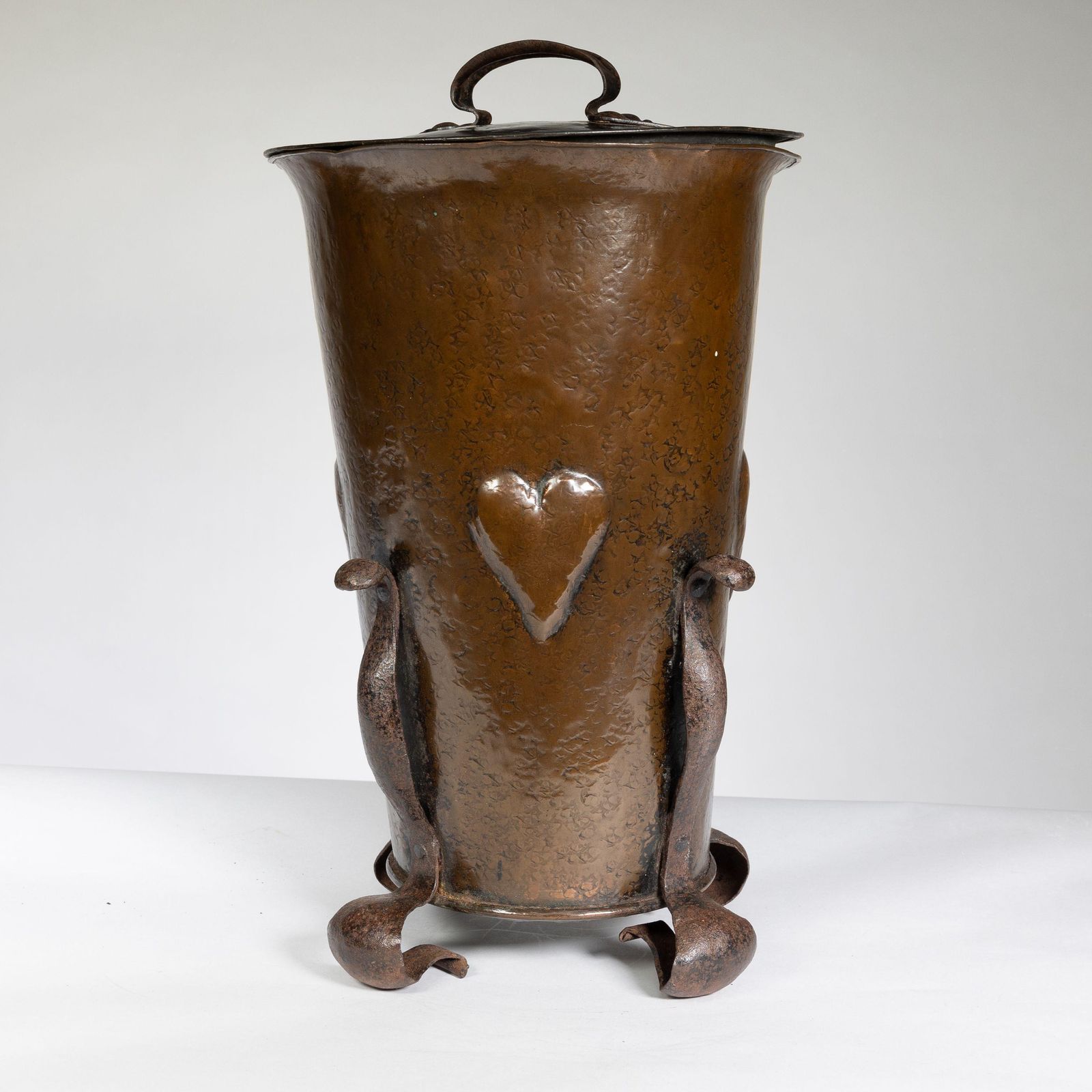 An Arts And Crafts Brass Coal Bucket photo for sale