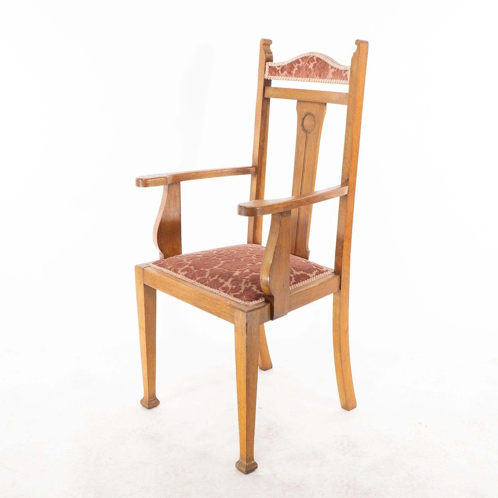 Wylie And Lochhead Glasgow. A Set Of Six Arts And Crafts Oak Dining Chairs photo buy