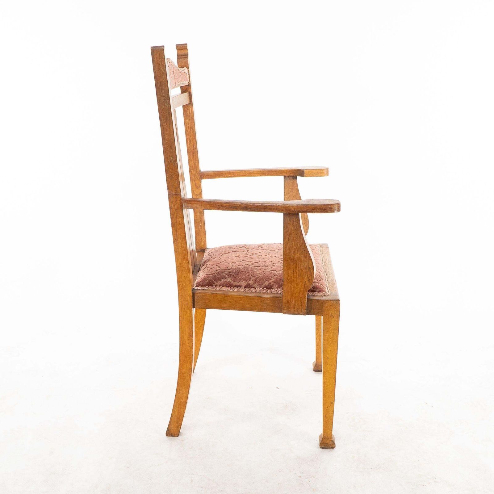 Wylie And Lochhead Glasgow. A Set Of Six Arts And Crafts Oak Dining Chairs photo vintage