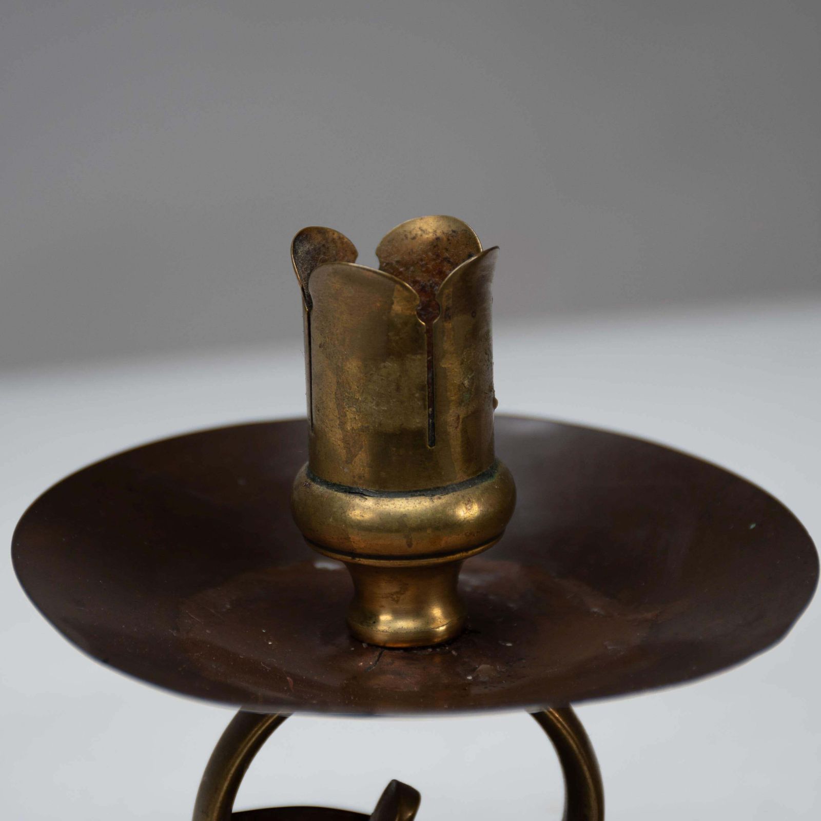 Home Decor Benham & Froud English Arts & Crafts Copper & Brass Night Light Or Candle Holder photo