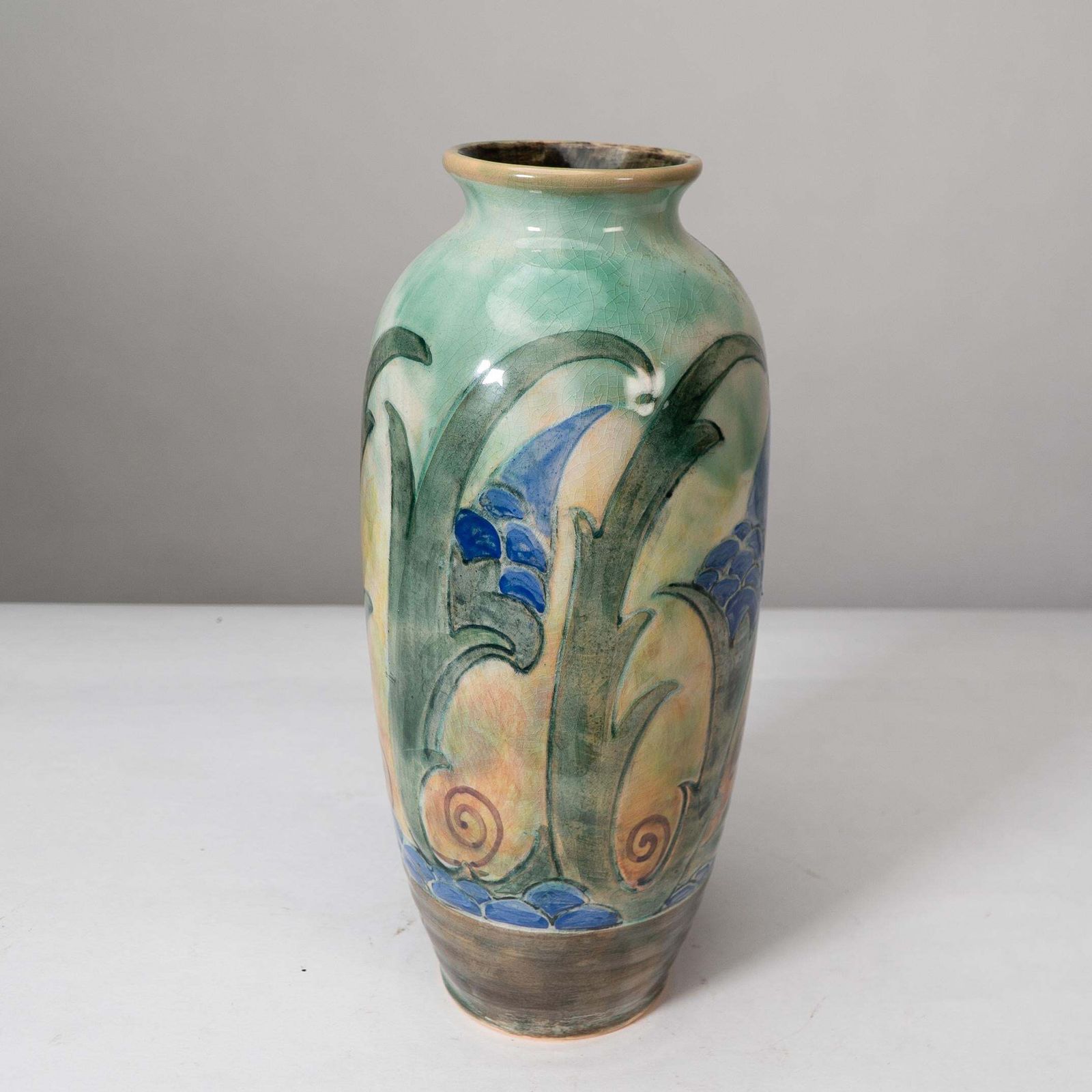 Frank Brangwyn For Royal Doulton. A Pair Of Hand Painted Vases photo buy