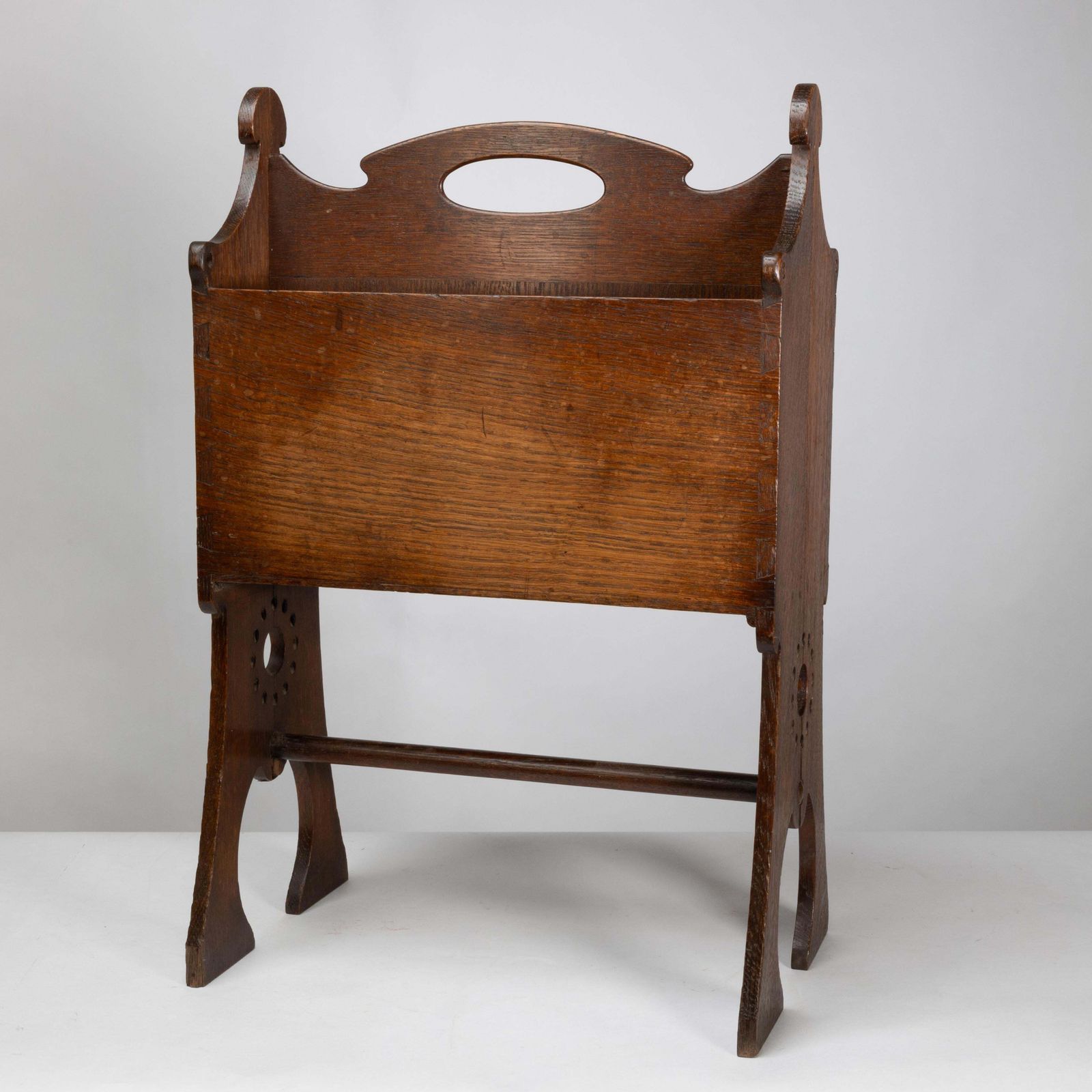 Liberty And Co. An Arts And Crafts Oak Magazine Rack photo buy