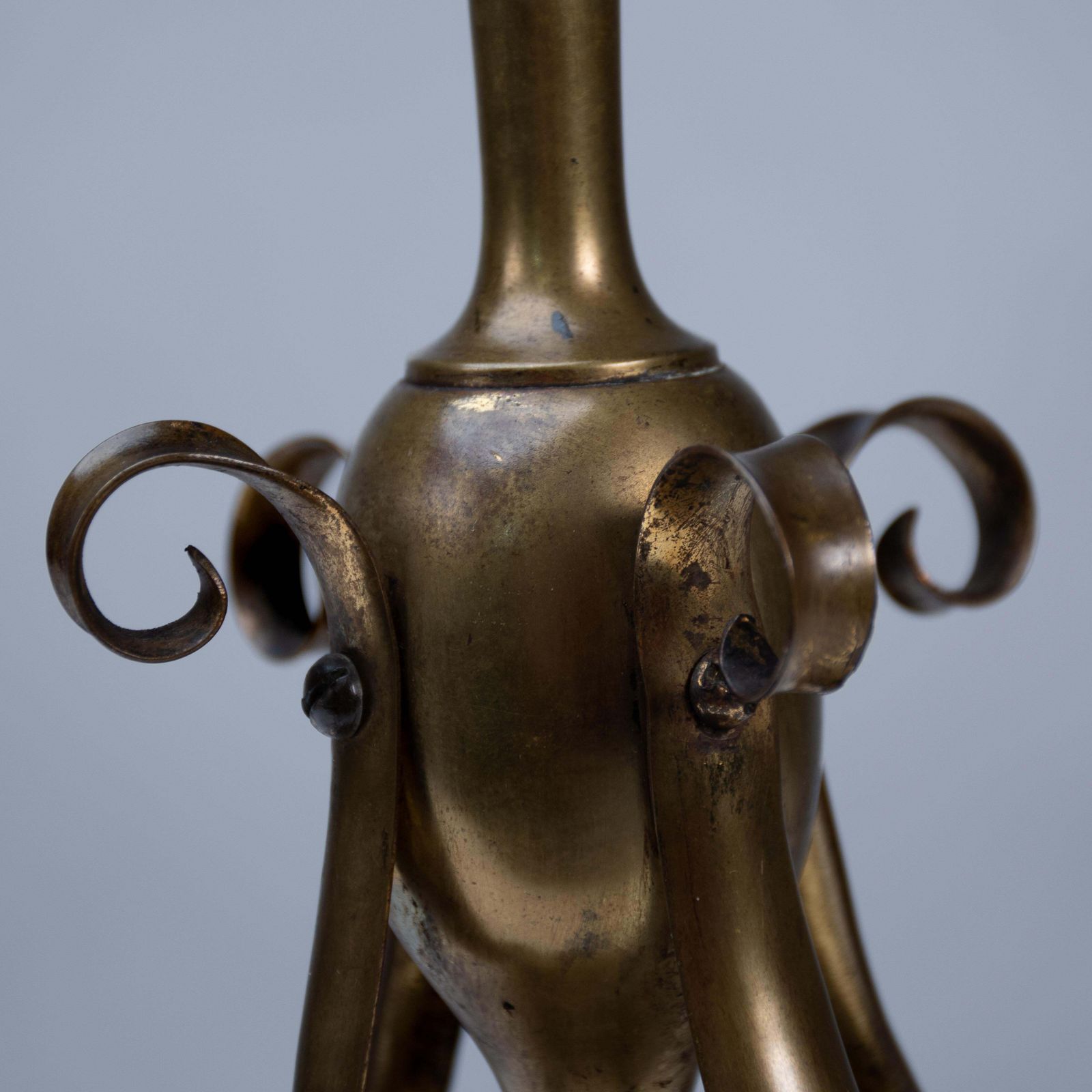 photo vinterior An Arts And Crafts Brass Table Lamp In The Style Of C F A Voysey