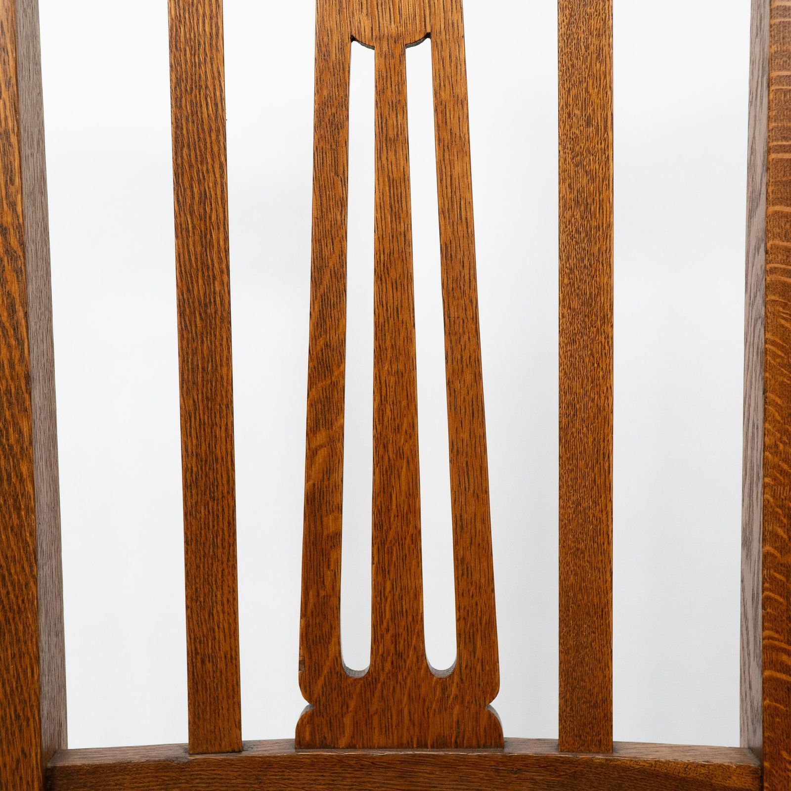 1400.0 Shapland And Petter. A Set Of Four Arts And Crafts Oak Dining Chairs photo