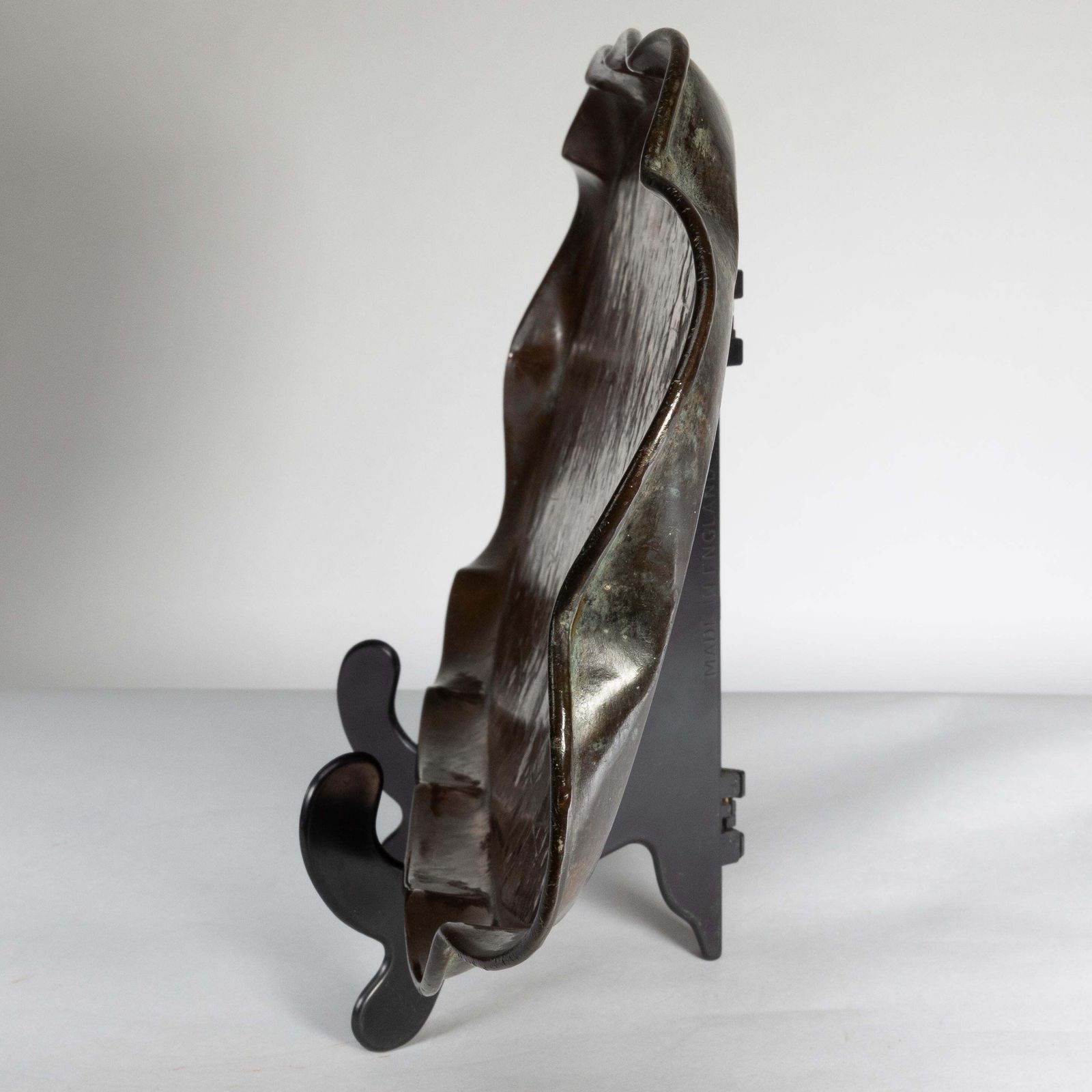 An Arts & Crafts Copper Tray Decorated With Swimming Fishes & Folded Wavy Edges photo for sale