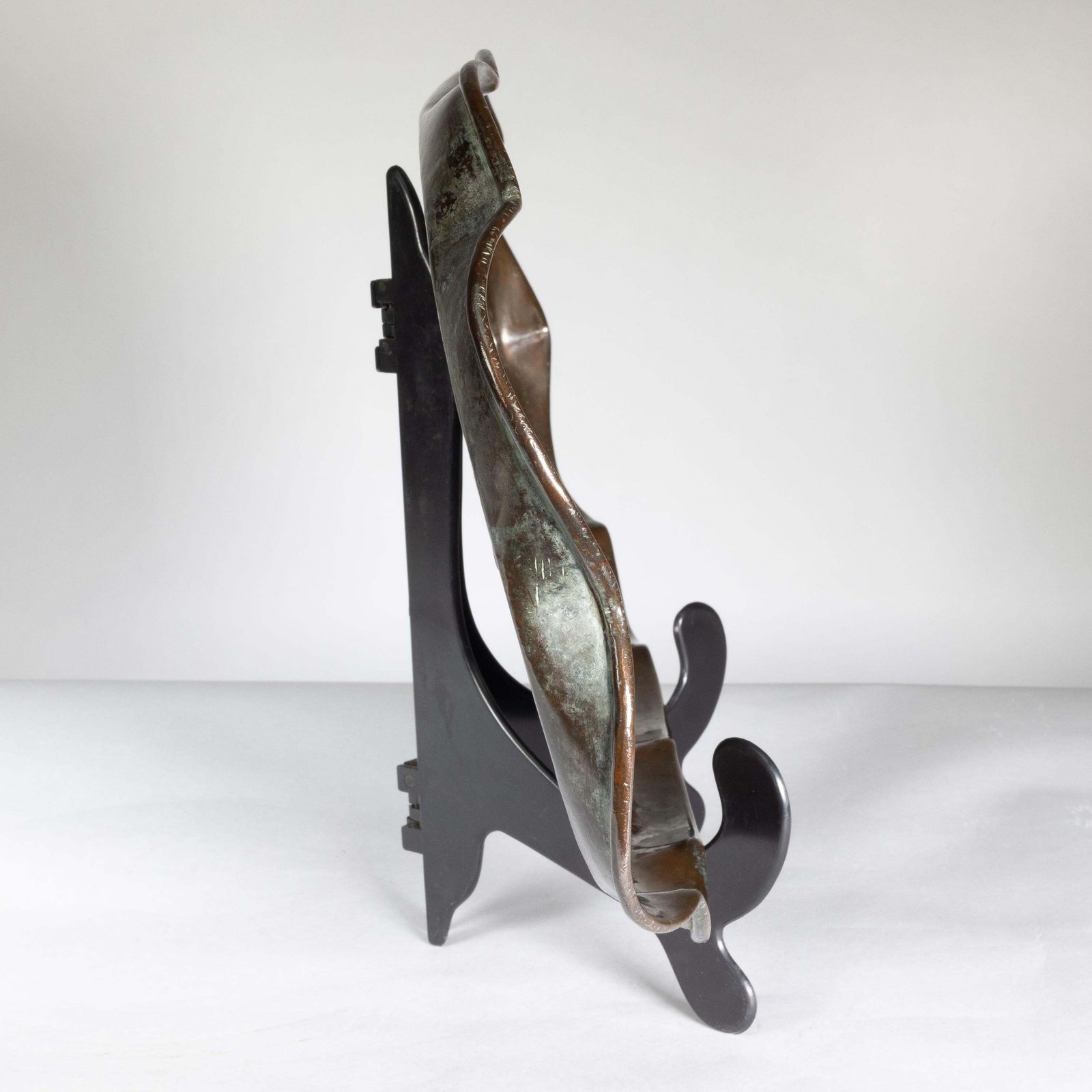 An Arts & Crafts Copper Tray Decorated With Swimming Fishes & Folded Wavy Edges photo Home Decor