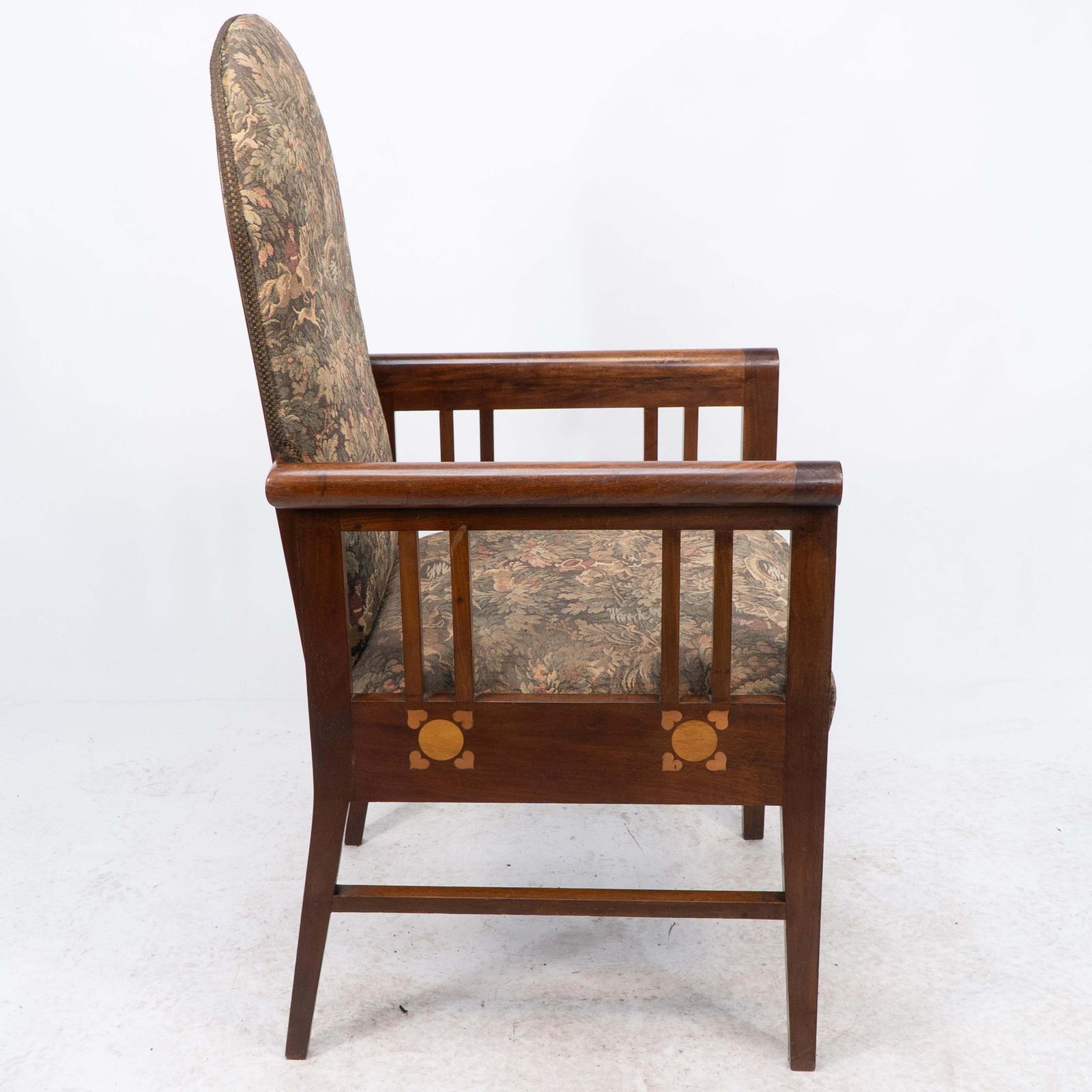 G M Ellwood For J S Henry. A Progressive New Art Armchair With Fruitwood Inlays photo 8671.0