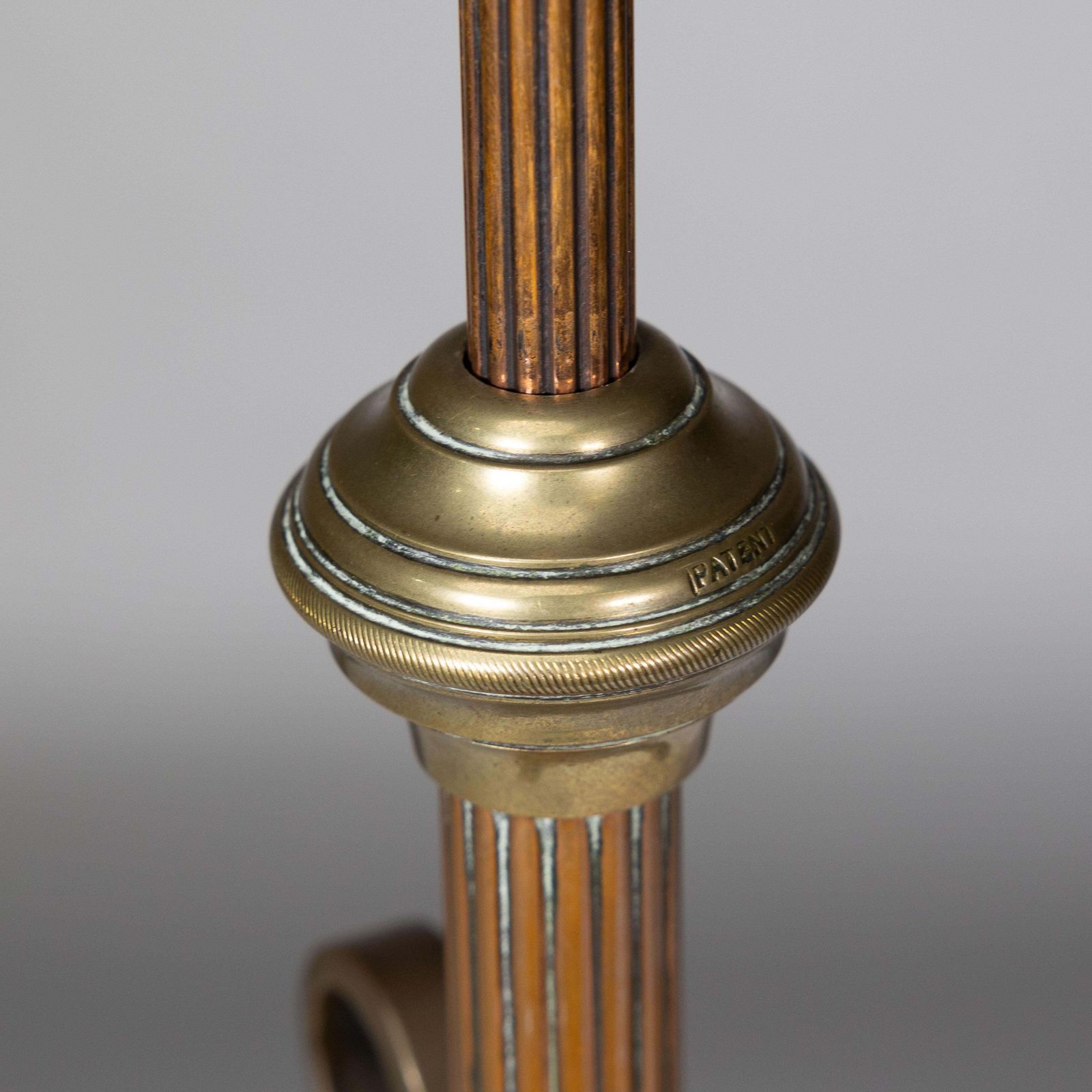 photo for sale Was Benson. An Arts And Crafts Telescopic Adjustable Copper And Brass Table Lamp