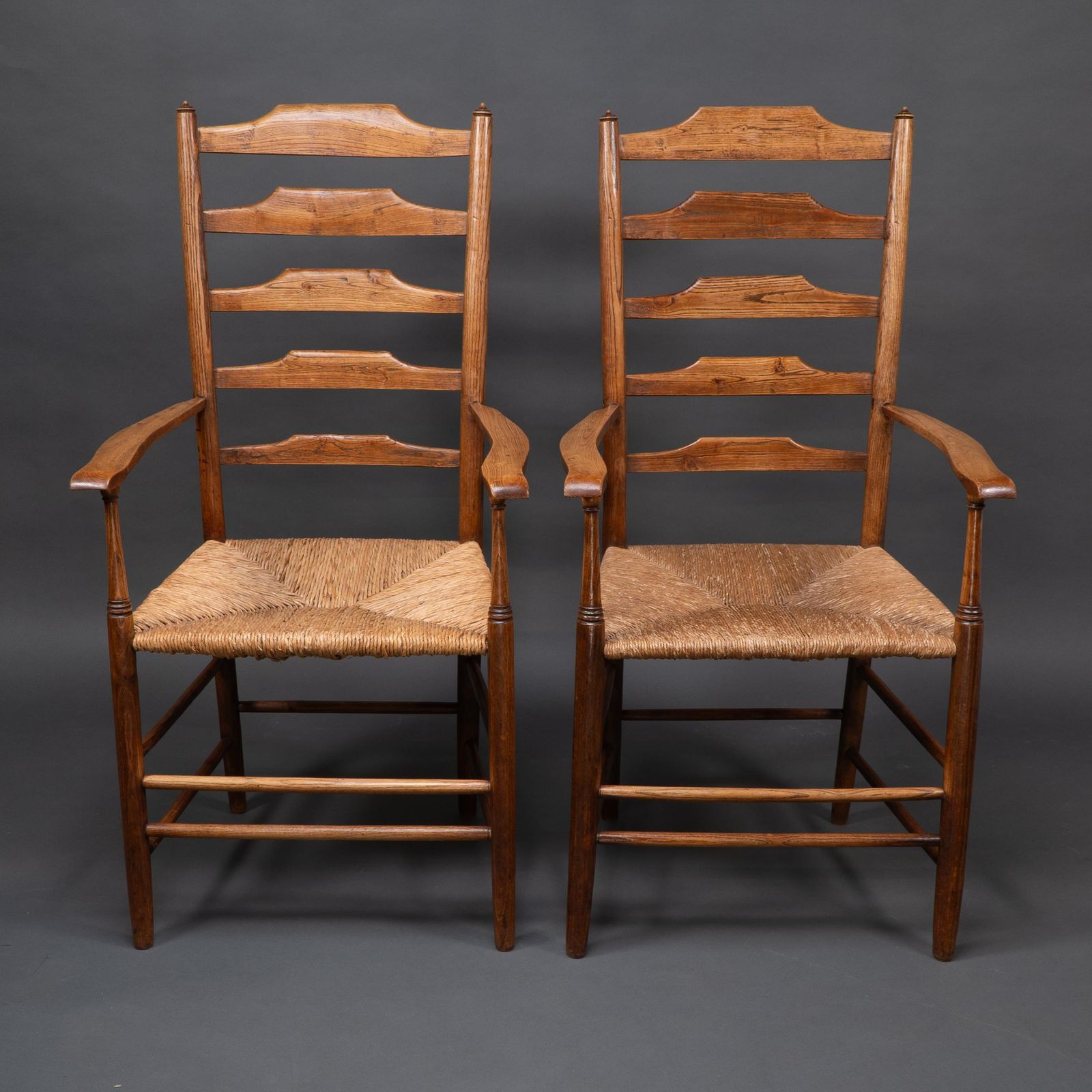 photo vinterior Philip Clissett A Fine Set Of Four Early Arts & Crafts Ash Ladder Back Armchairs