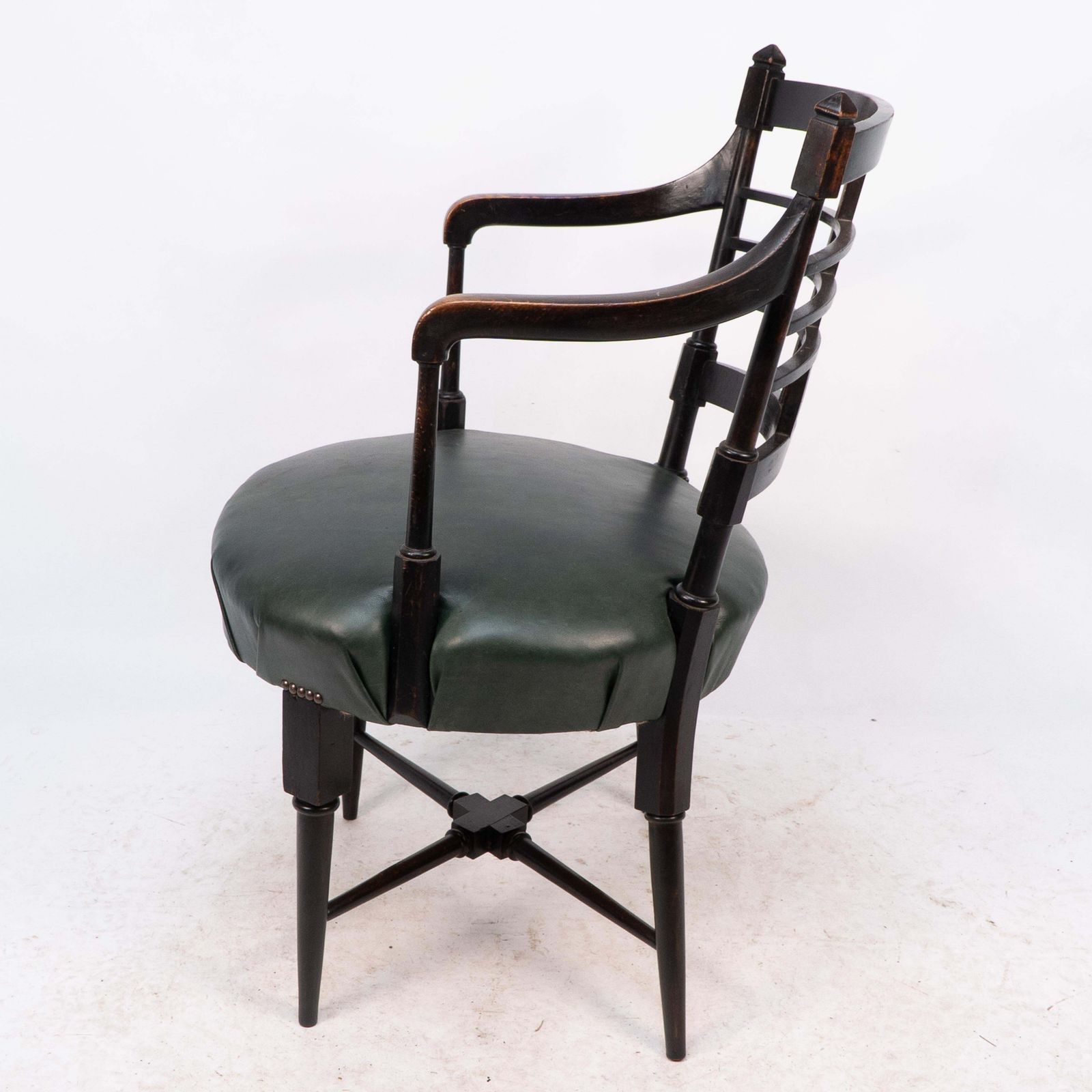 E W Godwin For William Watt. An Anglo Japanese Old English Or Jacobean Armchair photo Furniture