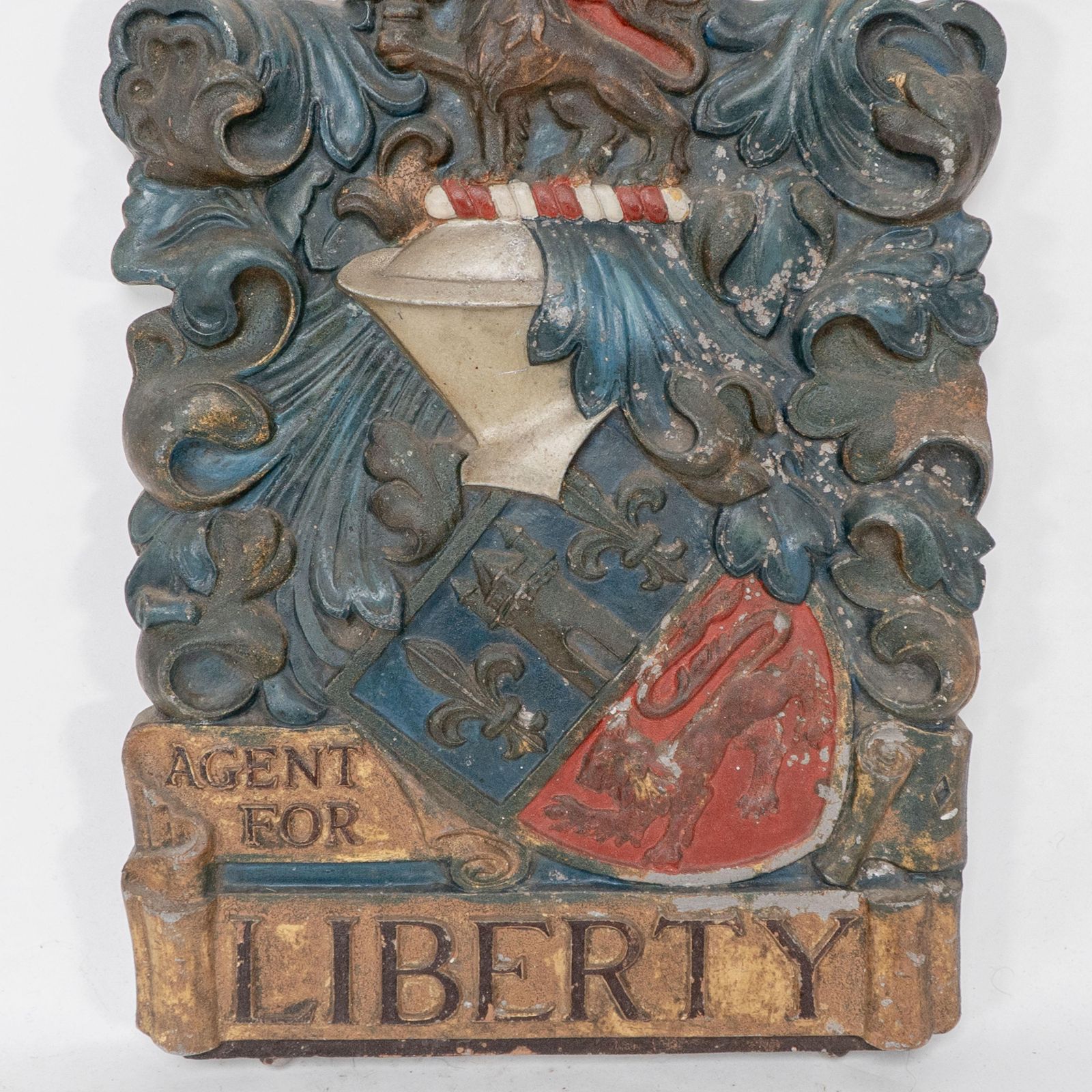 photo for sale Liberty & Co Regent St London. An Original Agent For Liberty Aluminium Shop Sign
