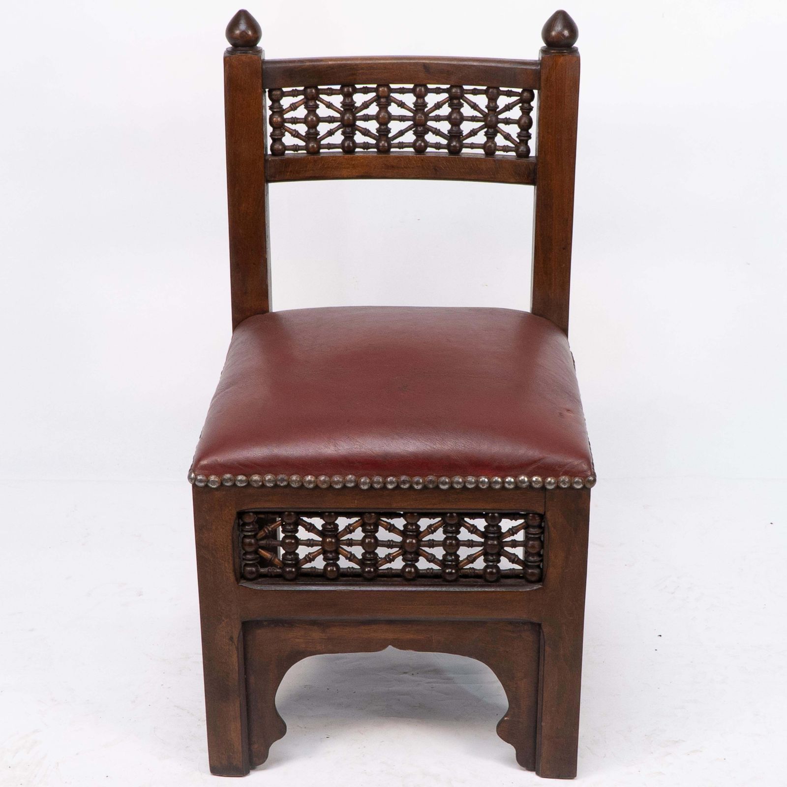 Liberty & Co. Moorish Side Or Childs Chair With Mashrabiya Turned Details photo furniture