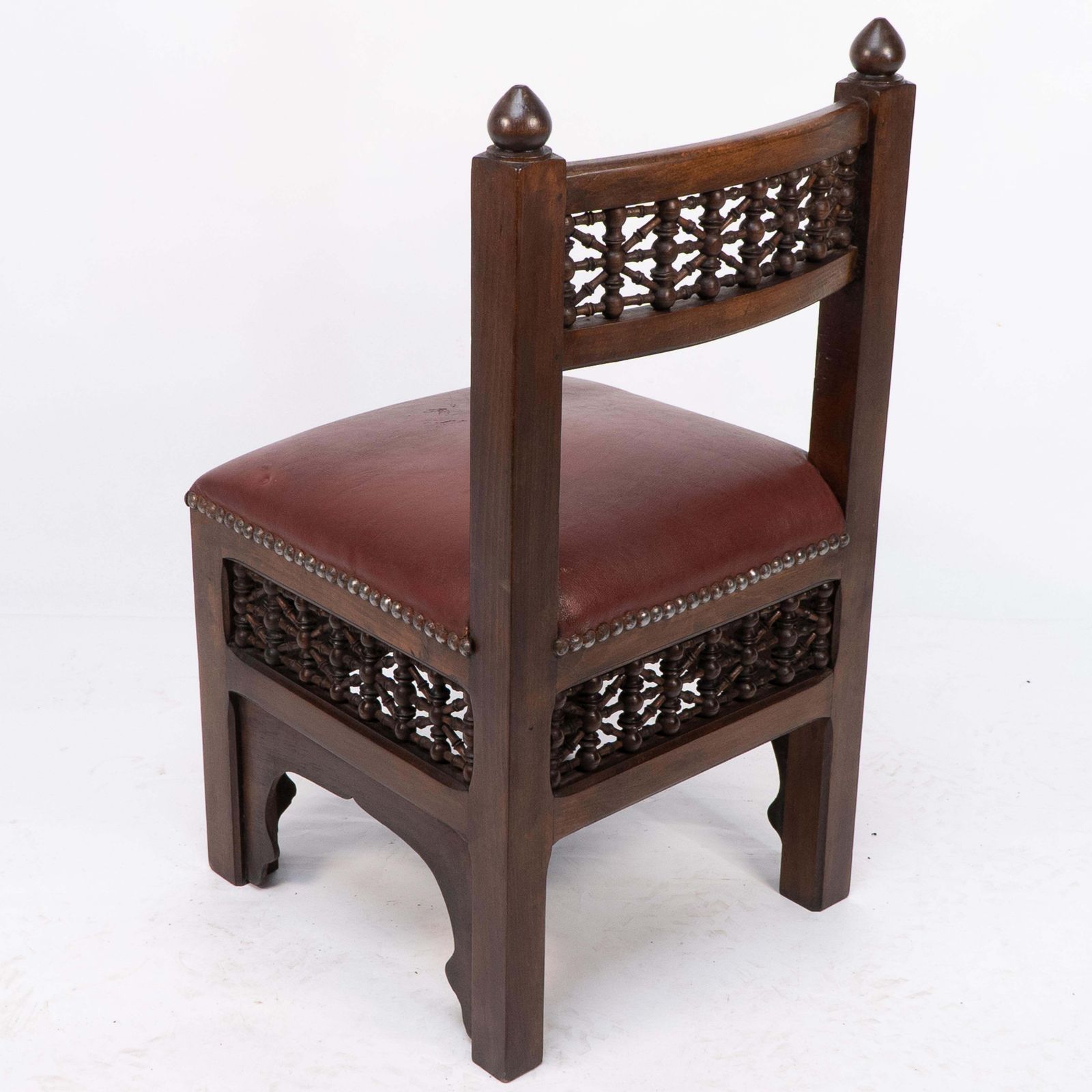 photo furniture Liberty & Co. Moorish Side Or Childs Chair With Mashrabiya Turned Details