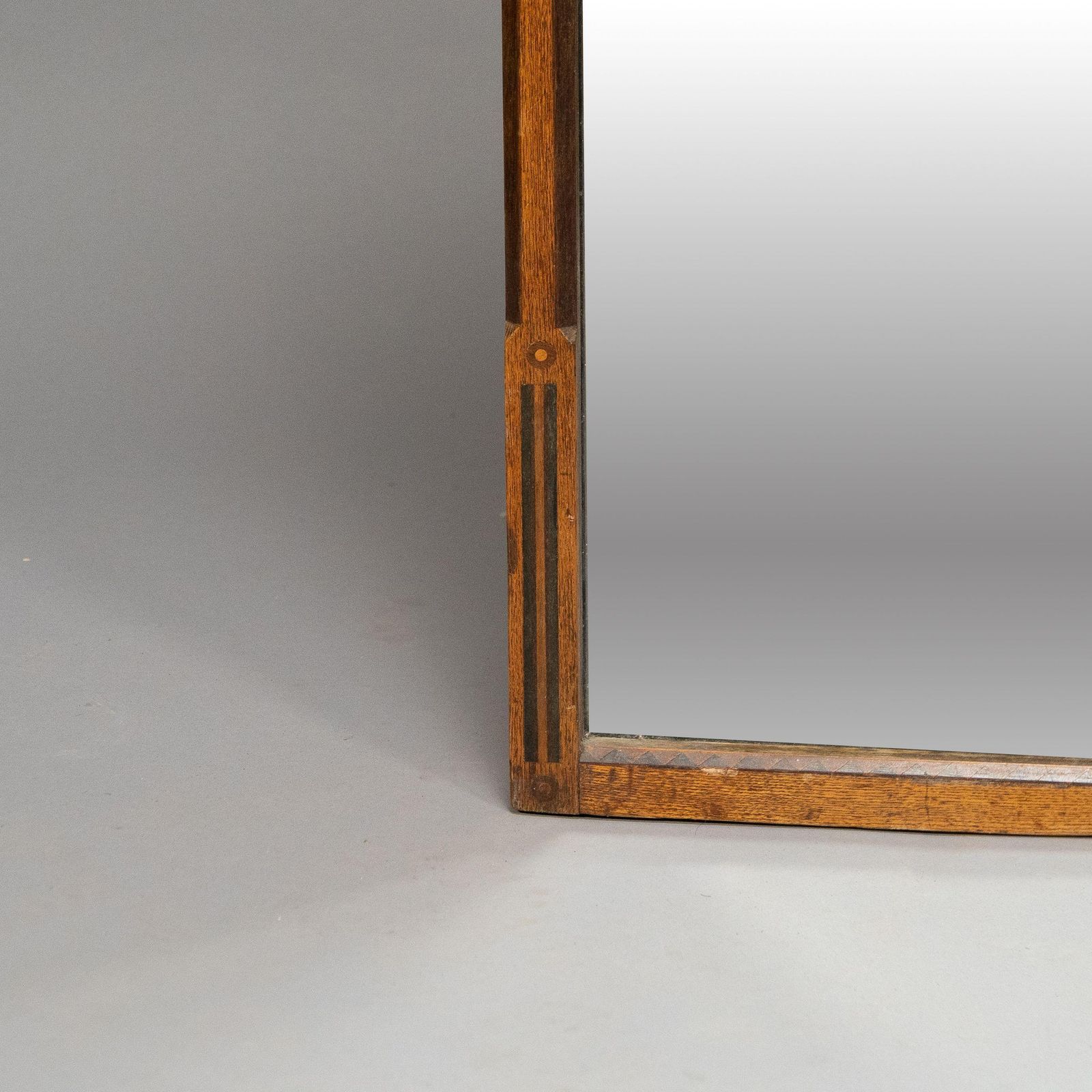 Charles Bevan Style Of. A Gothic Revival Oak Wall Mirror photo buy