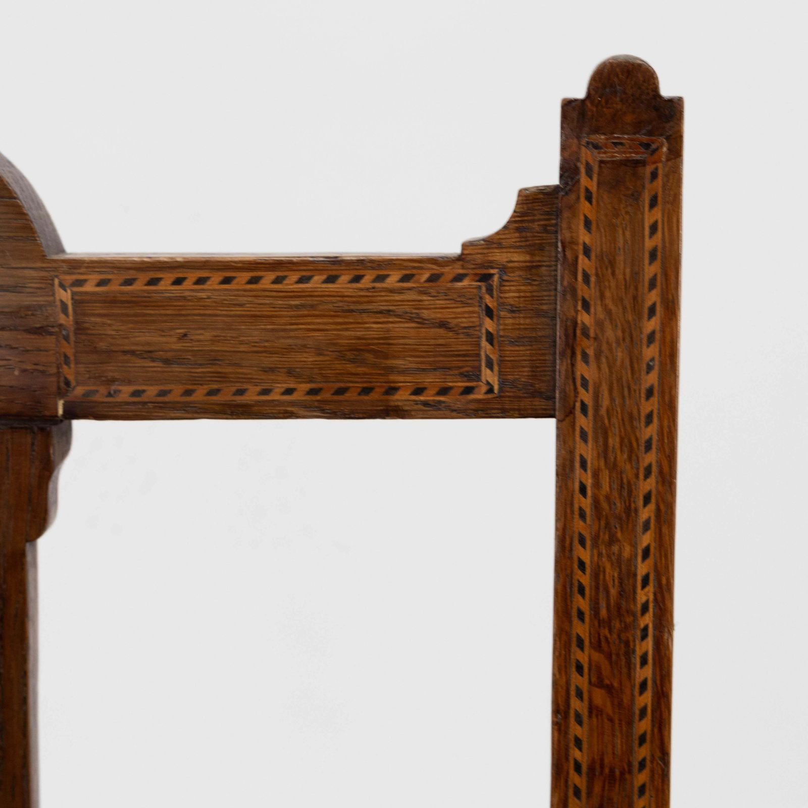 photo furniture Waring & Gillow Probably. Arts & Crafts Side Chair With Ebony And Pewter Inlays