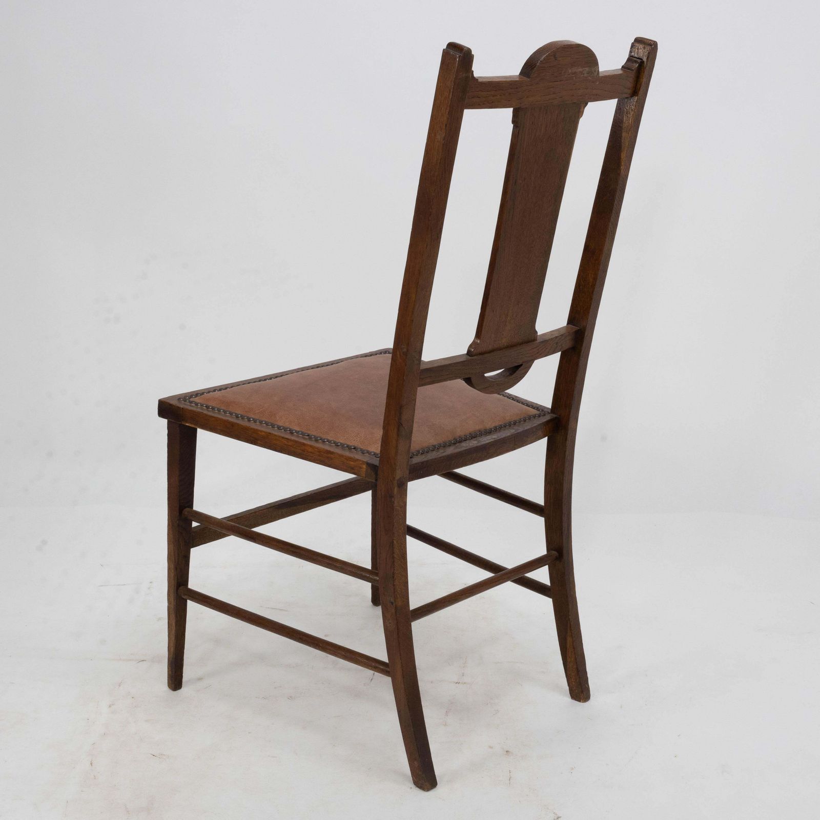 photo buy Waring & Gillow Probably. Arts & Crafts Side Chair With Ebony And Pewter Inlays
