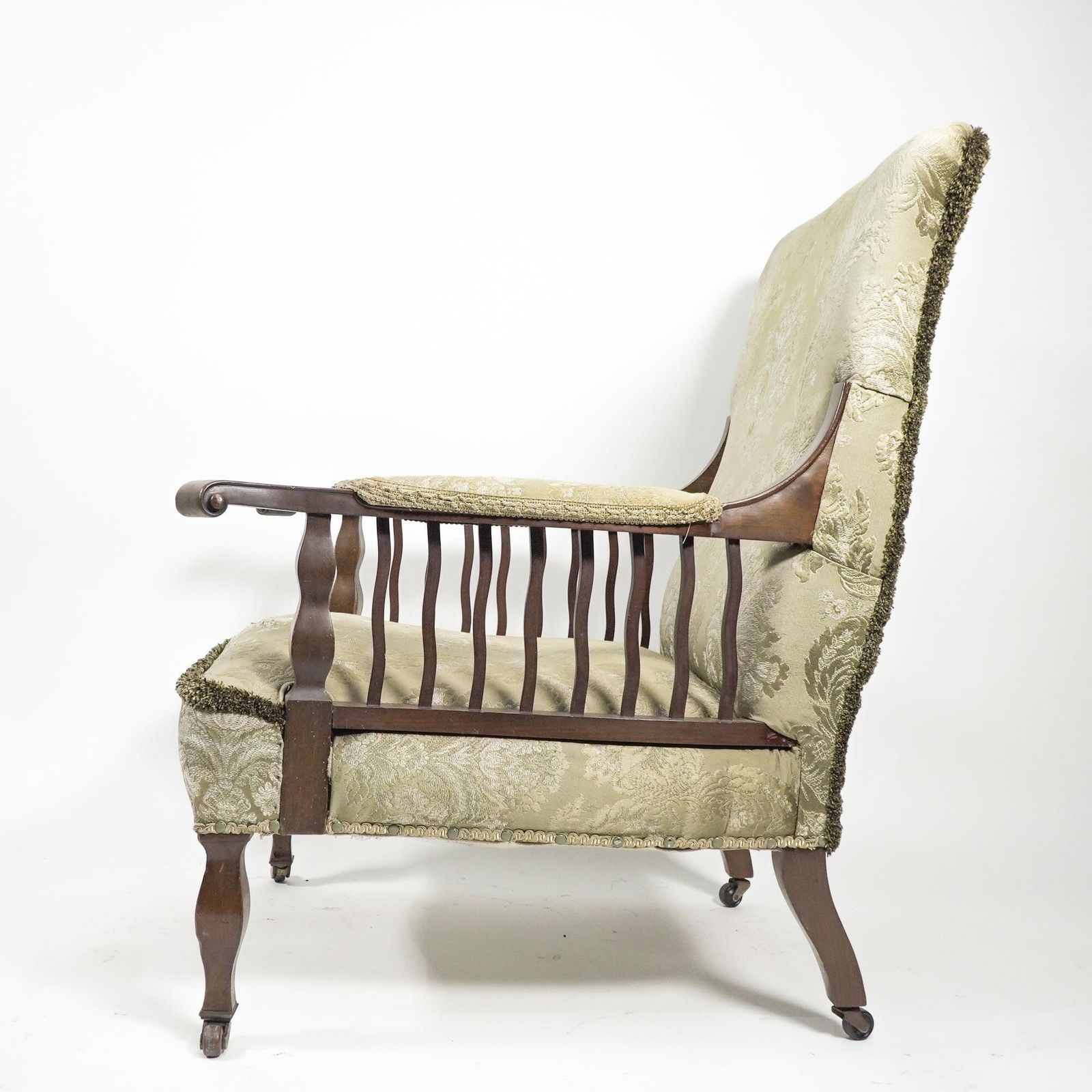 George Jack For Morris And Co. A Pair Of Mahogany Saville Armchairs photo 7648.0