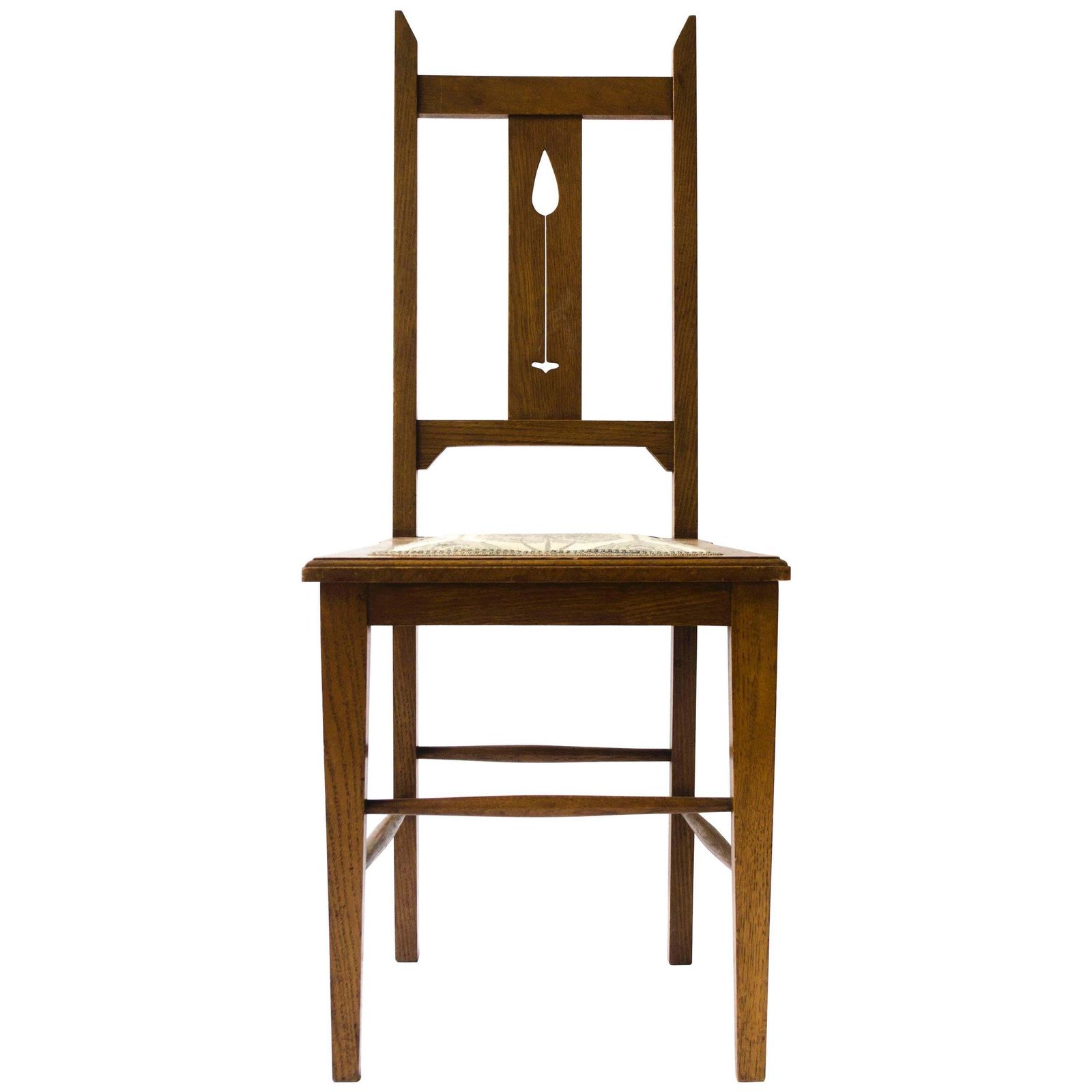 Liberty And Co Attributed. An Arts & Crafts Scottish School Oak Side Chair