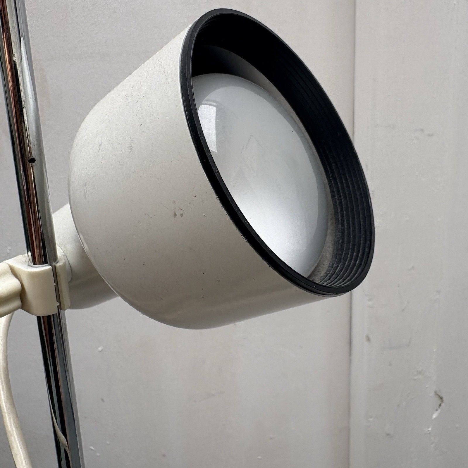Vintage 1970s / 1980s Twin Shade Habitat Adjustable Floor Lamp photo 225.0