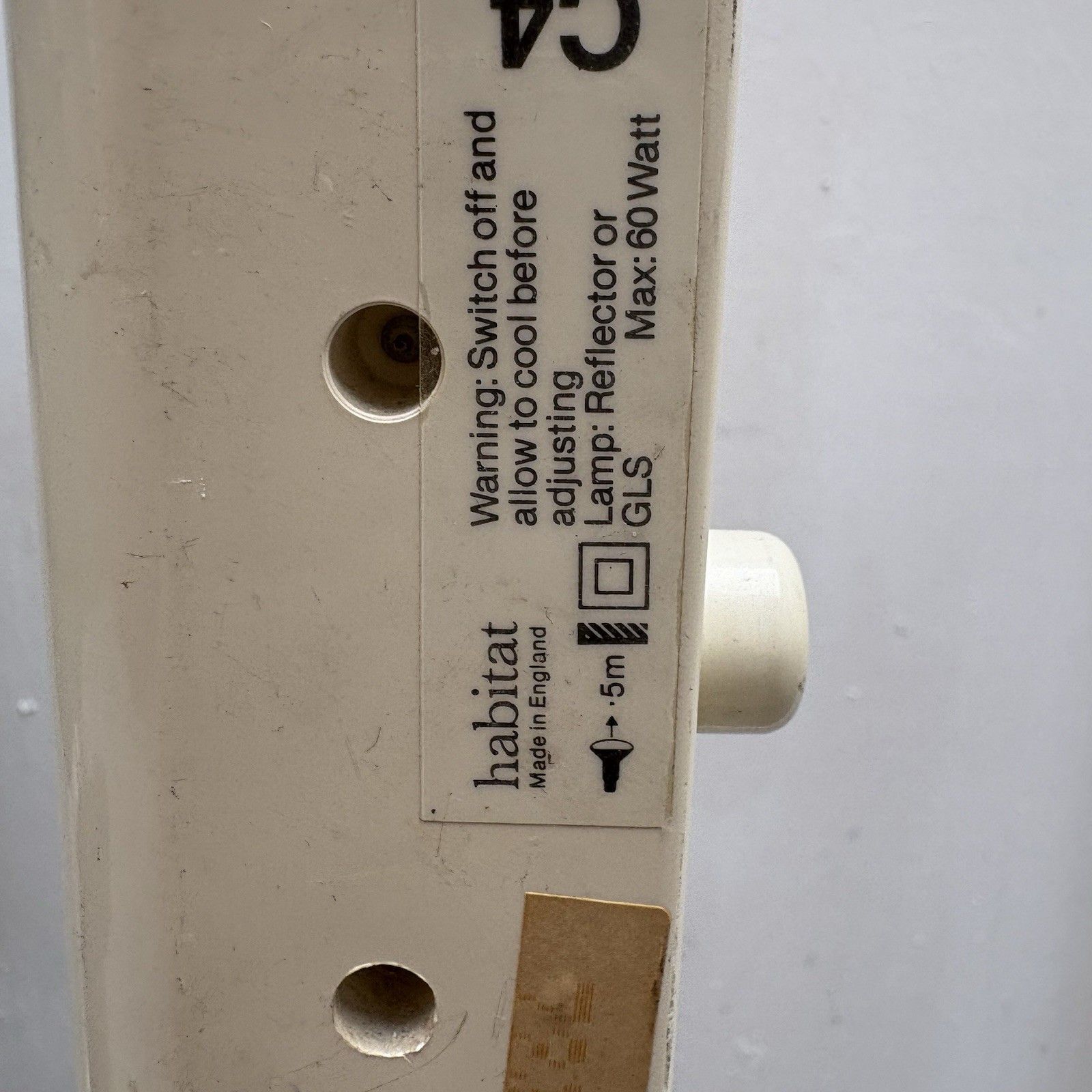 Vintage 1970s / 1980s Twin Shade Habitat Adjustable Floor Lamp photo vintage