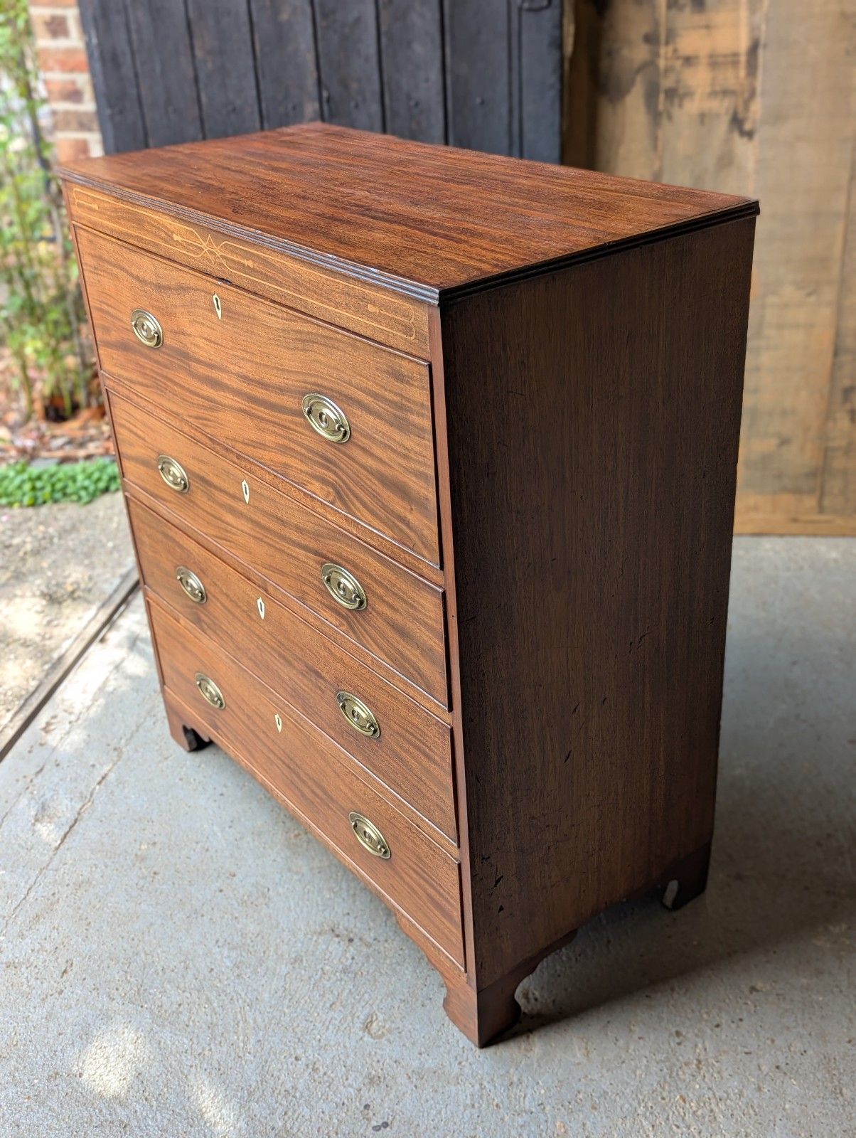 photo buy Antique Secretaire Chest Of Drawers (Delivery Available) Mahogany C 1820 Office