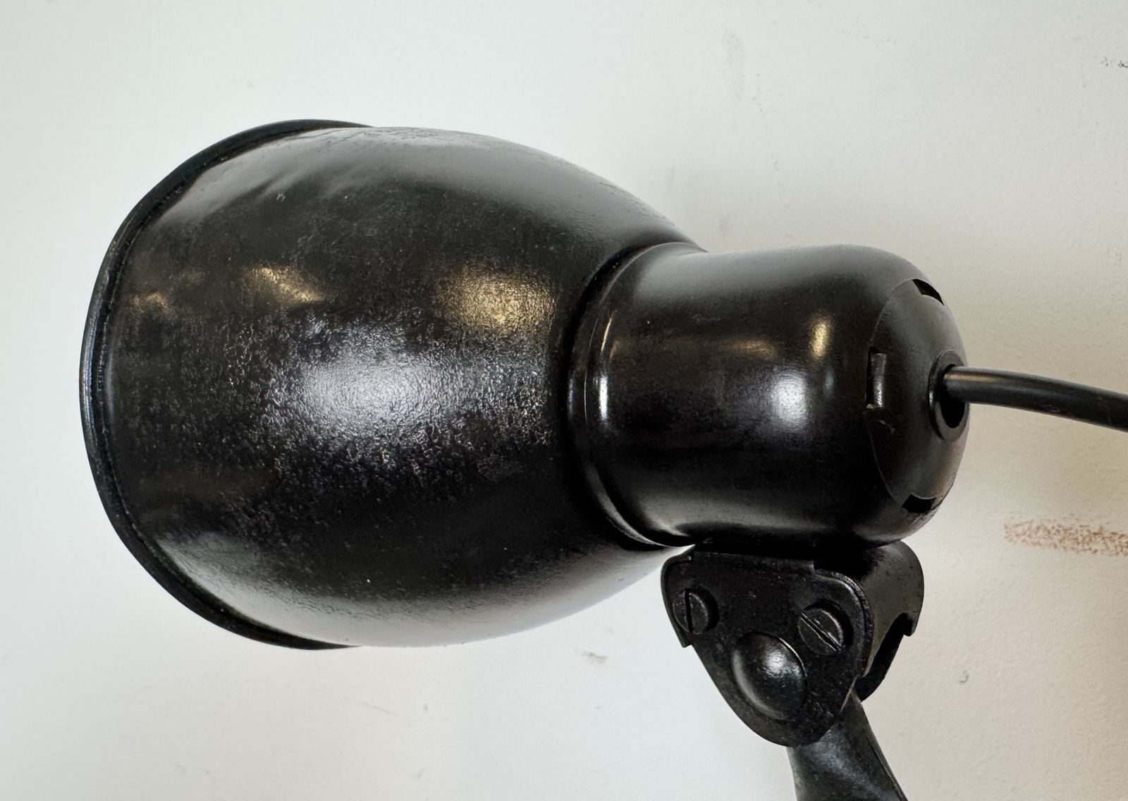 photo vintage Industrial Black Scissor Wall Lamp, 1950s