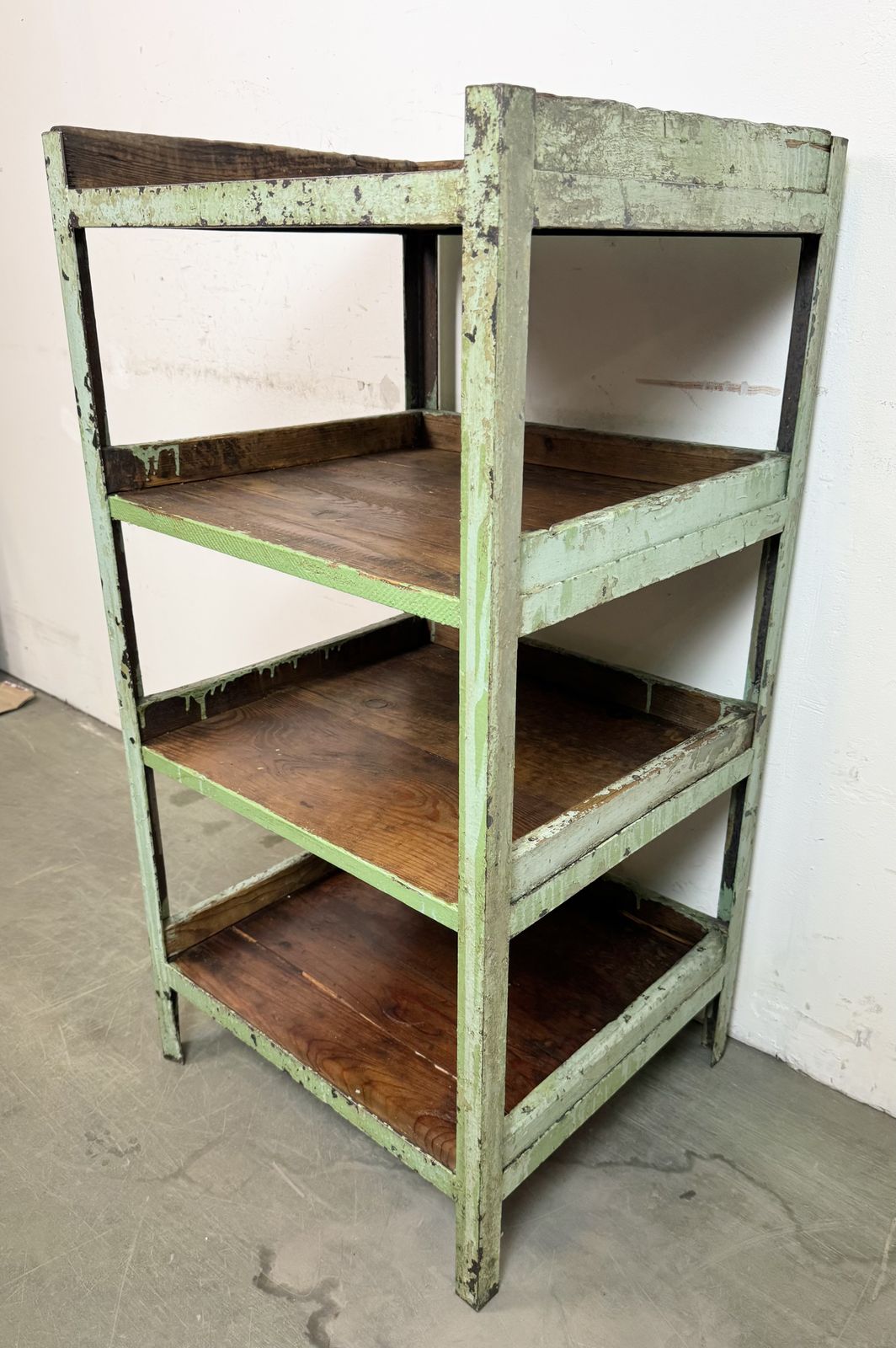 photo buy Green Industrial Shelf, 1960s, Iron
