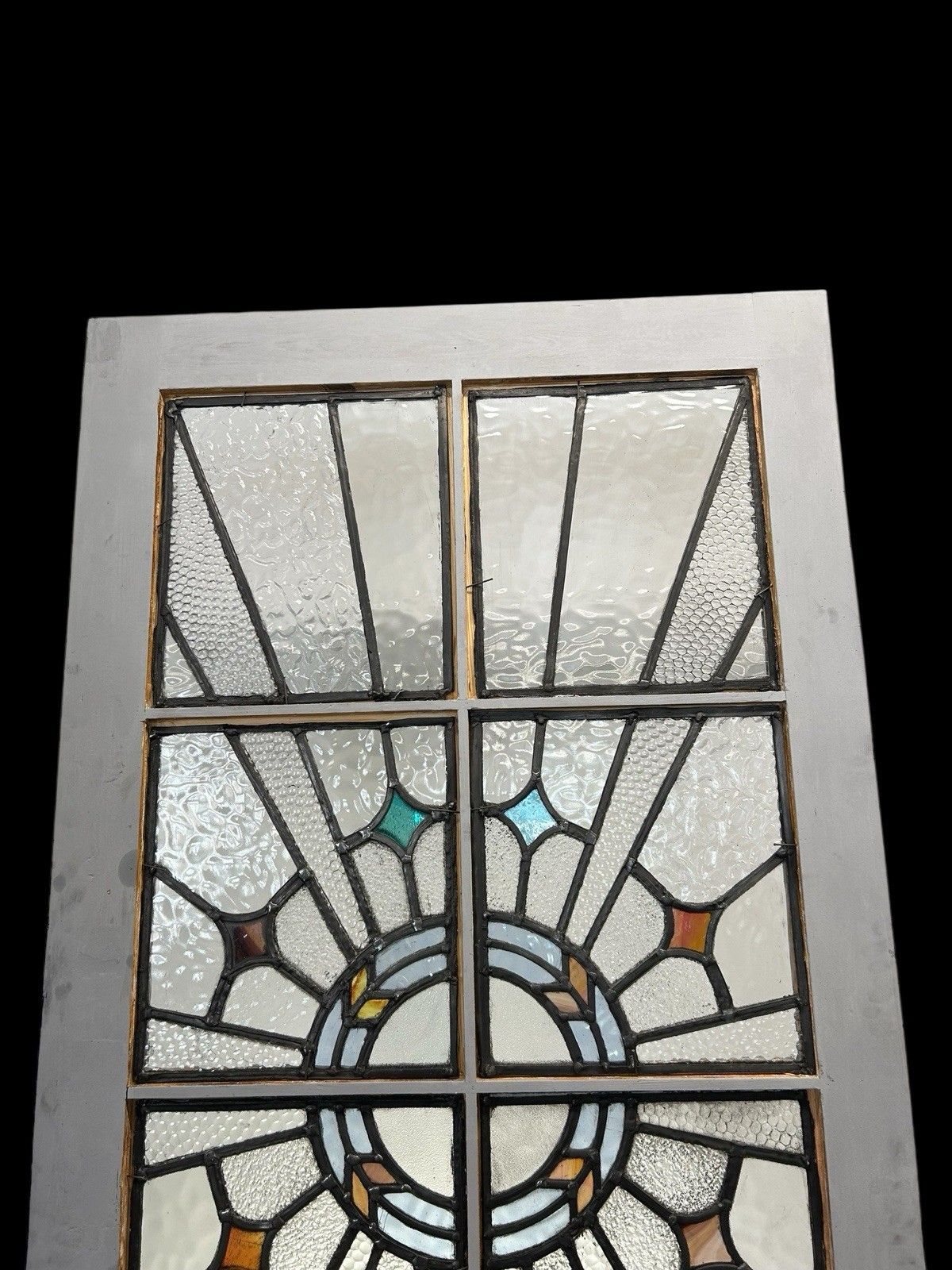 photo furniture Art Deco Stained Glass Vestibule Internal Door Period Reclaimed Antique 20s 30s