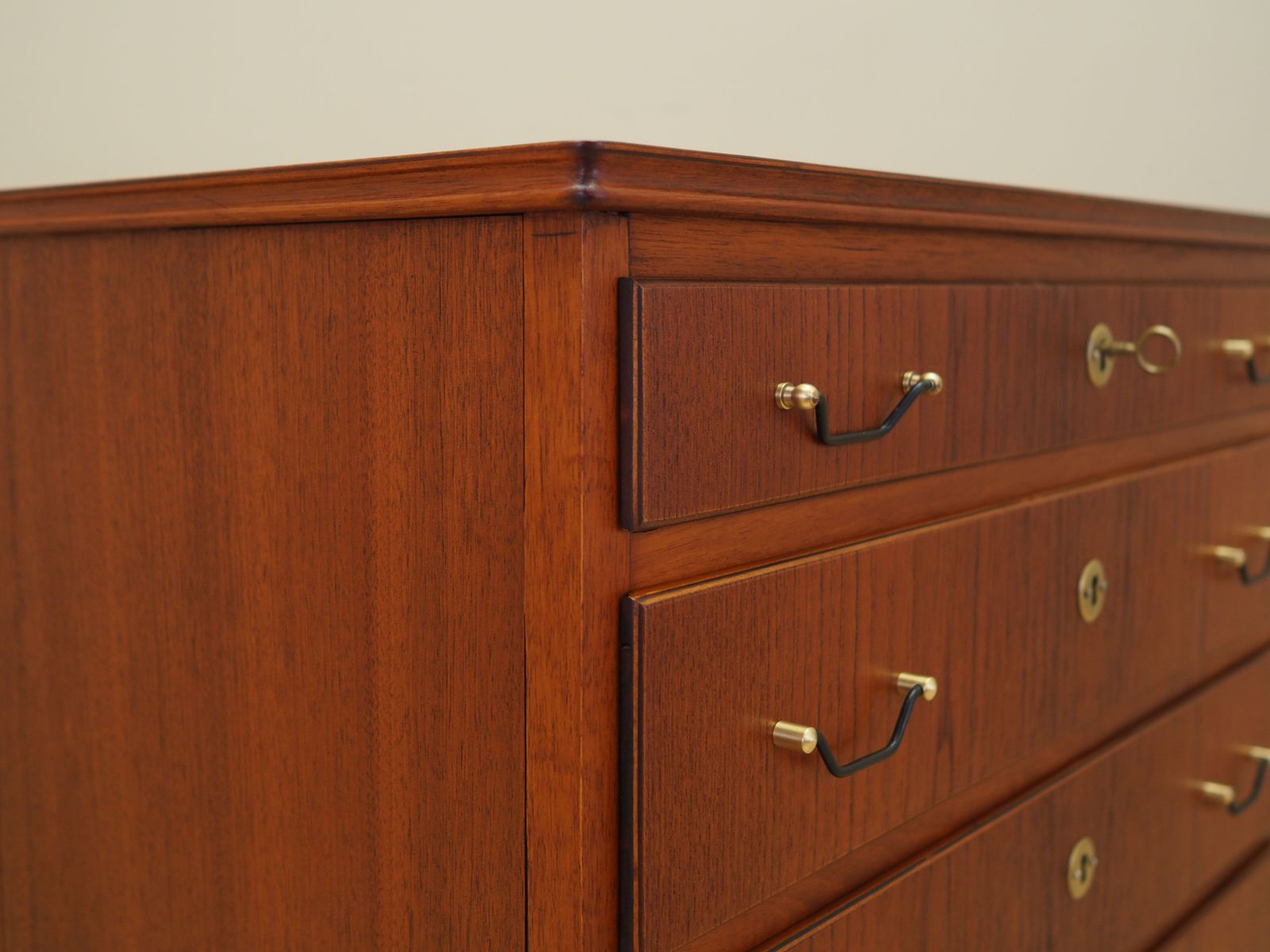 Teak Chest Of Drawers, Danish Design, 1970s, Production: Denmark photo vintage