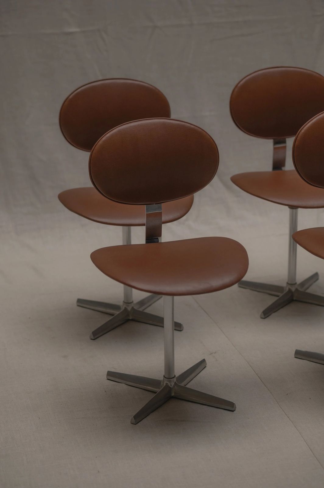 Dining Chair Set By Beaufort   Belgium 1969 photo buy