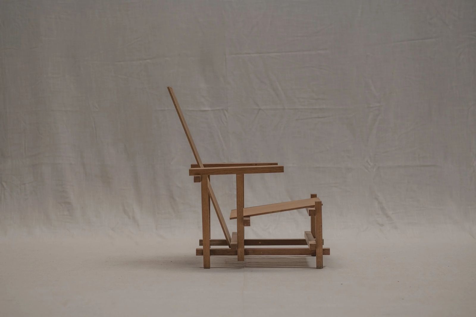 Furniture Modernist Armchair In The Manner Of Gerrit Rietveld   C.1960s photo