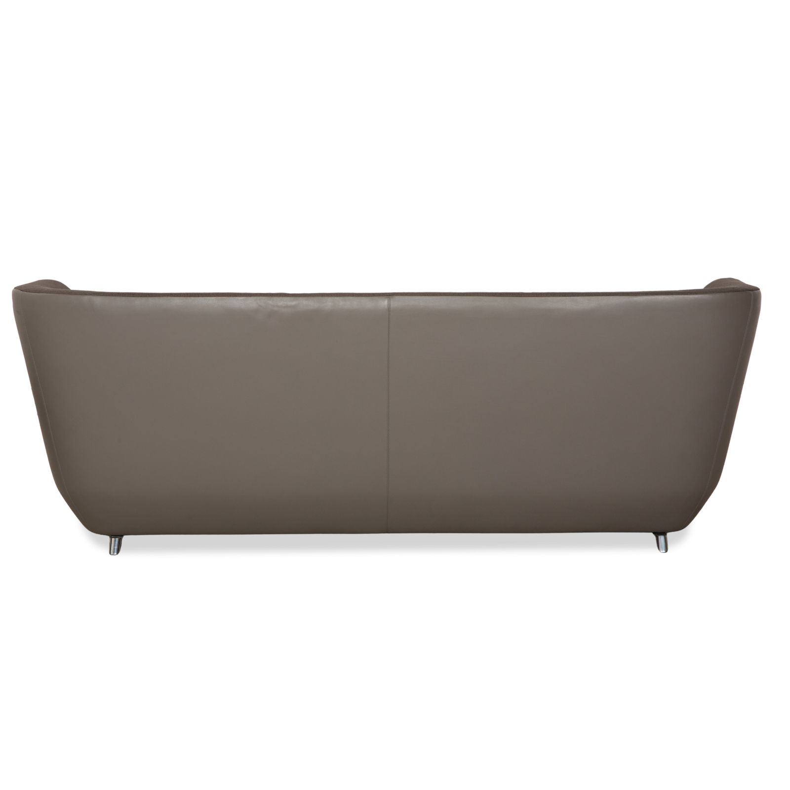 Mobilier Canapé Leolux Daja 3 places en tissu, gris et cuir photo