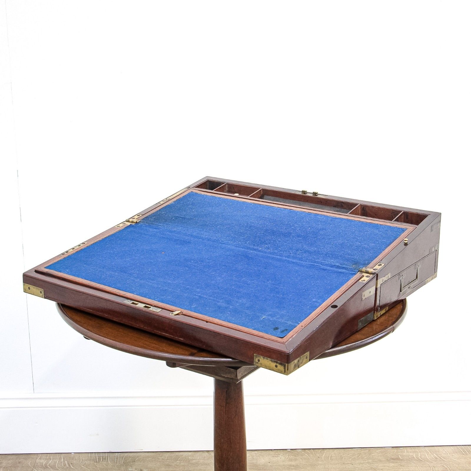 Victorian Mahogany Campaign Writing Slope photo furniture