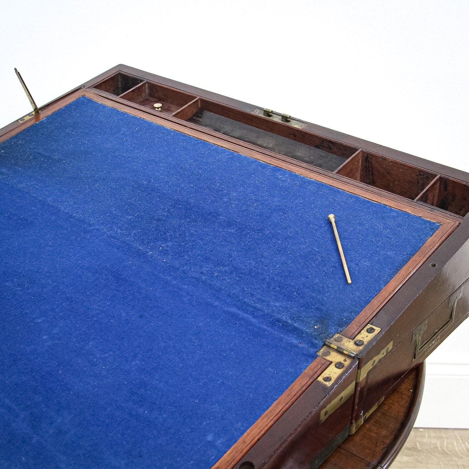 photo for sale Victorian Mahogany Campaign Writing Slope