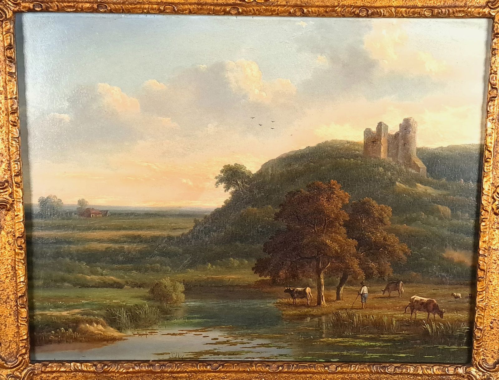 T C Hofland (1777 1843) English Oil On Board C 1810 photo furniture
