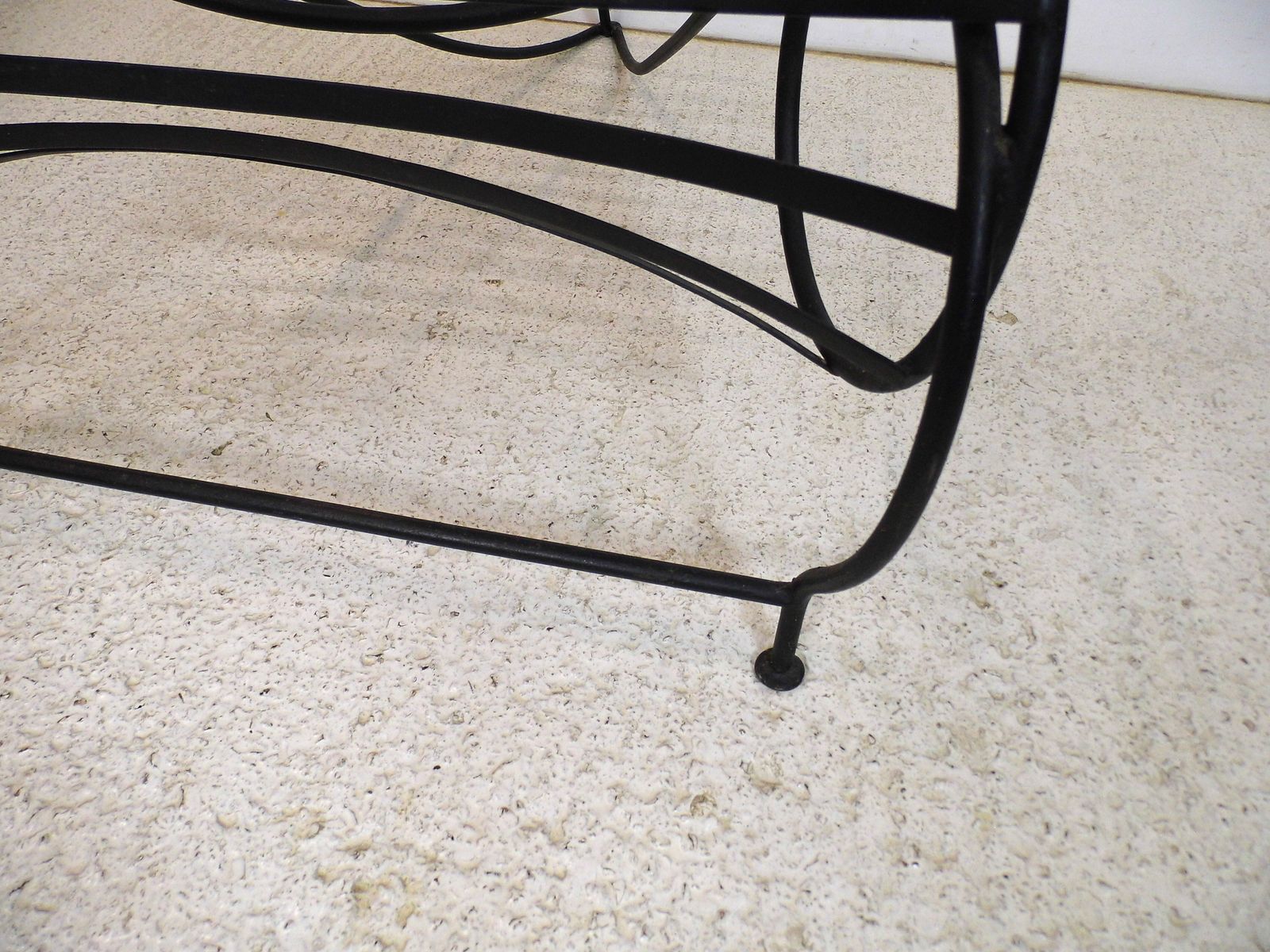 Furniture Designer Andre Dubreuil Steel Spine Chair 1990s Decorative Arts photo