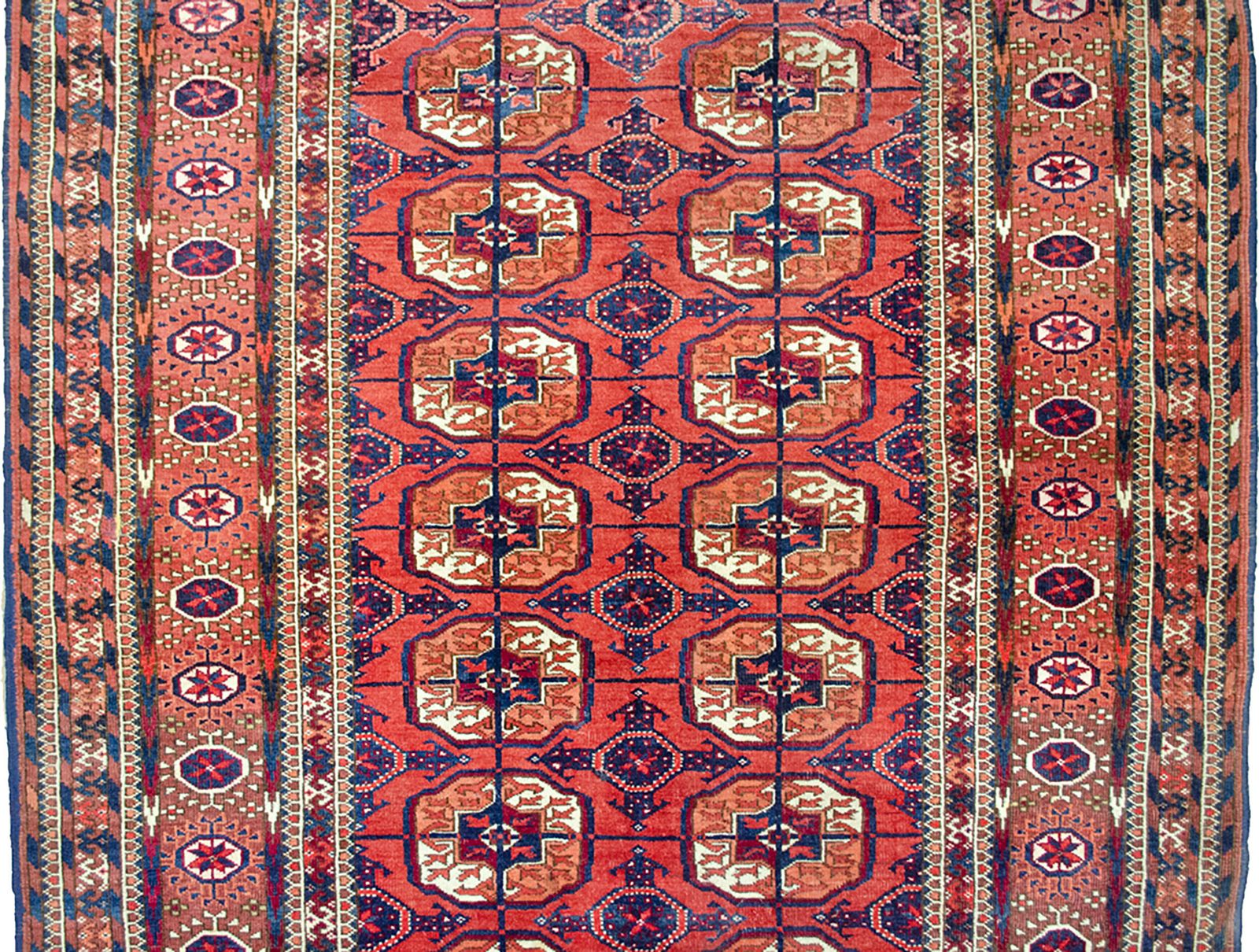 Antique Tekke Rug 210x113cm photo Textiles