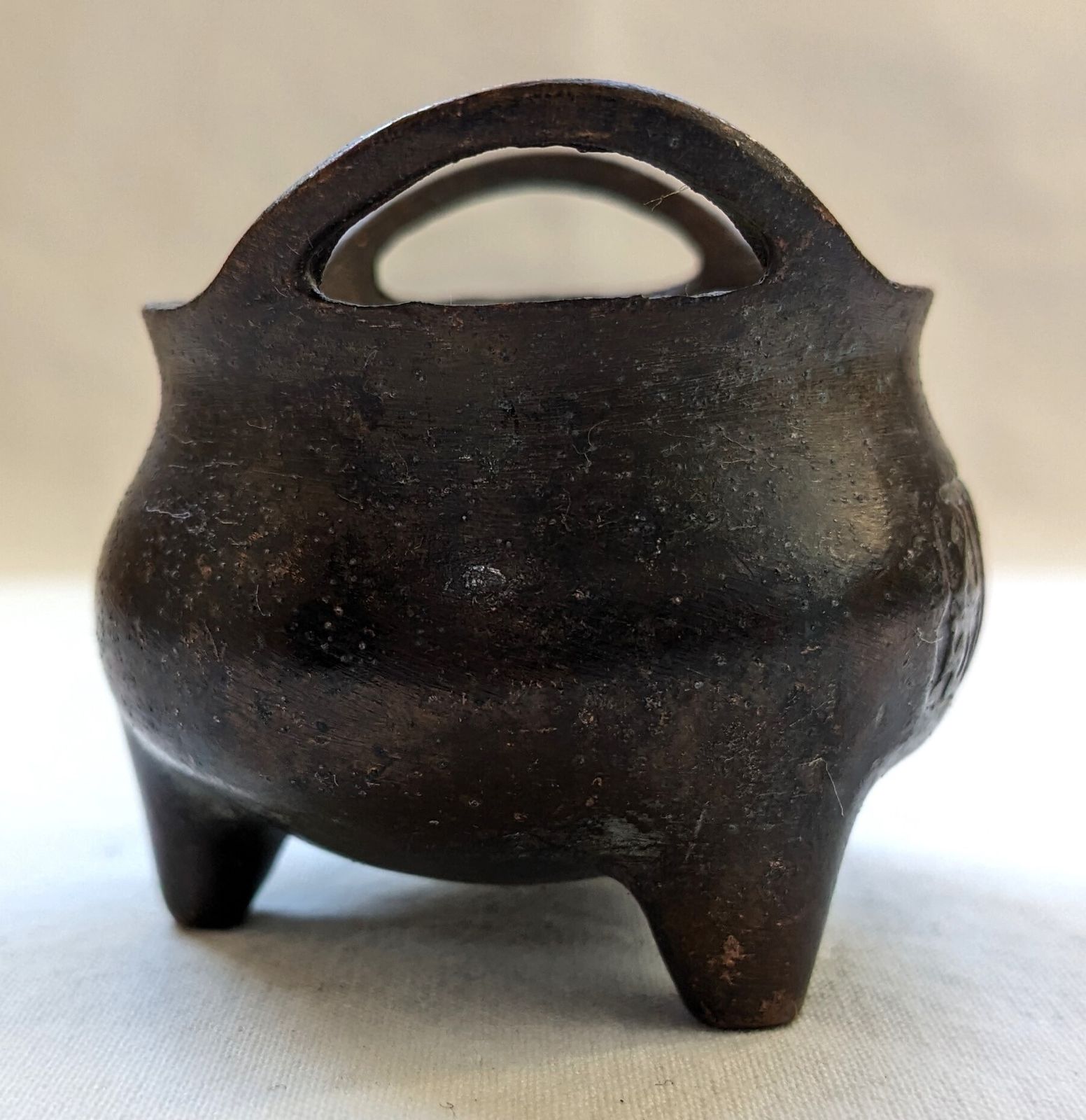 Antique Sino Islamic Bronze Xuan Mark Censer Incense Burner photo vinterior