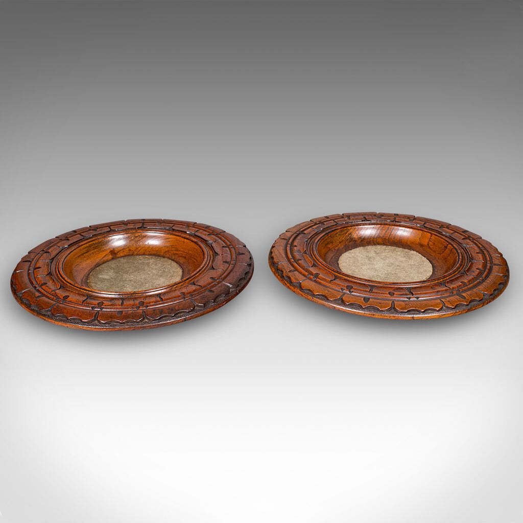 Pair Of Antique Decanter Coasters, English, Wine Bottle Stands, Treen, Victorian photo furniture