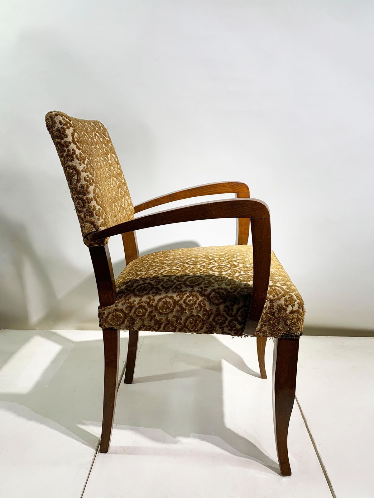 Pair Of Art Deco Bridge/ Armchairs, France, Circa 1930's photo Furniture