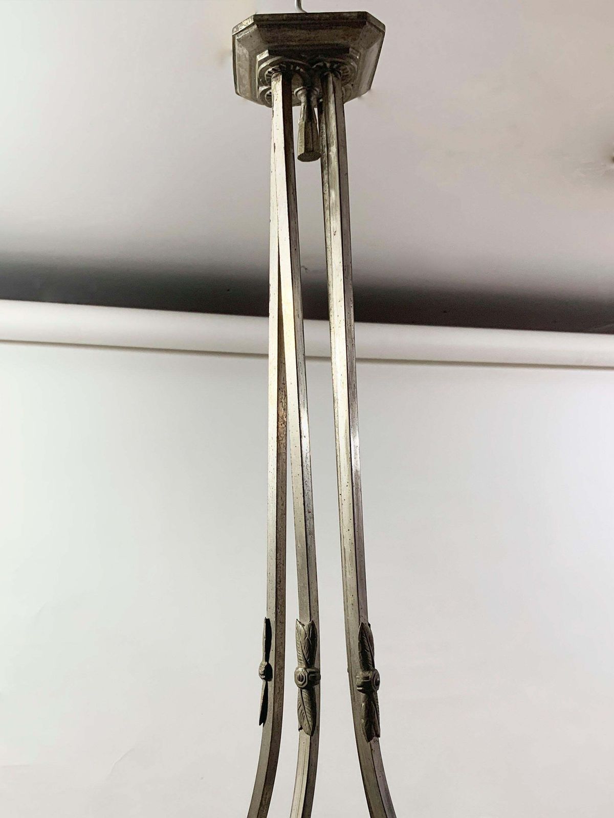 French Art Deco Chandelier Signed “Degué”, France, Circa 1930s photo 10882.0