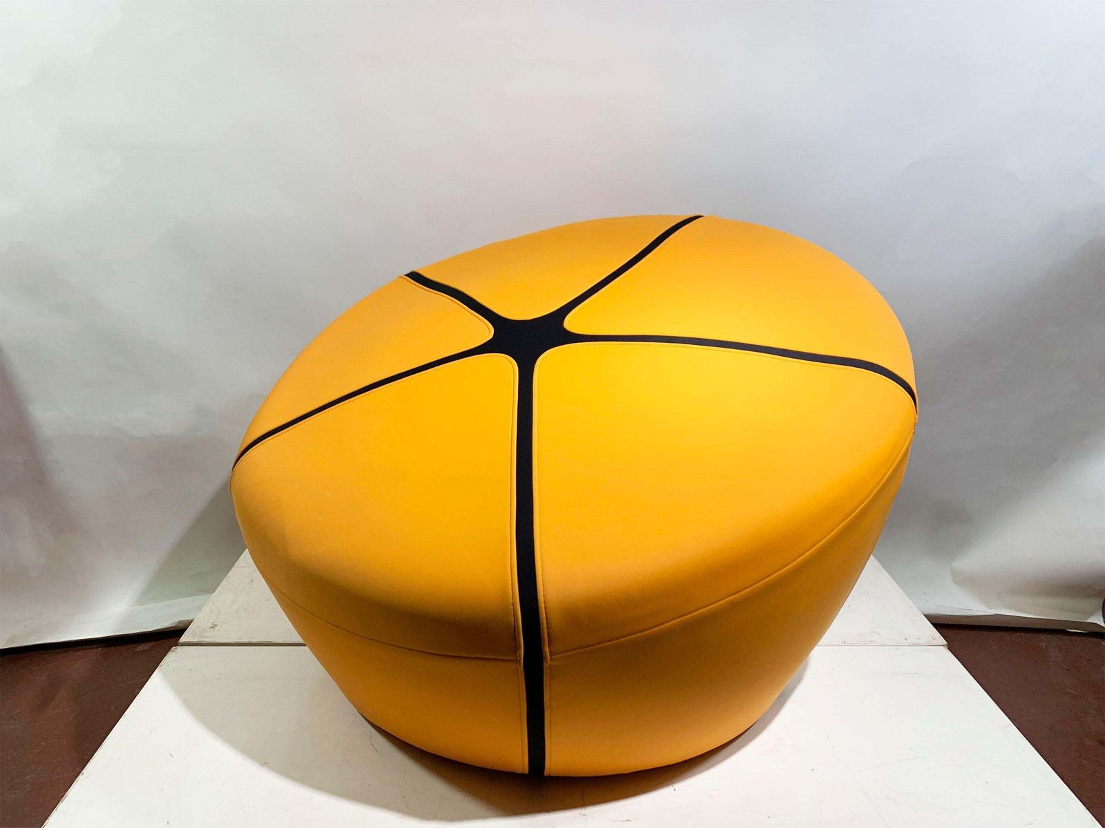 Iko Armchair/Pouf For Steiner Paris Designed By Cécile Makowski photo for sale