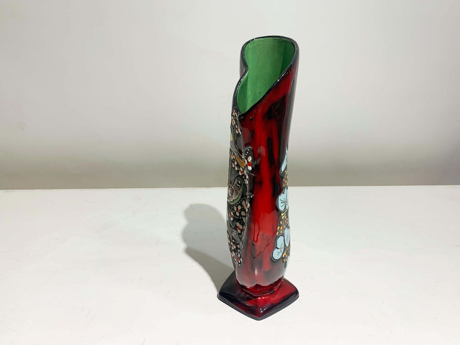 Mid Century Modern Ceramic Vase Numbered 43, Italy , Circa 1950's photo 714.0