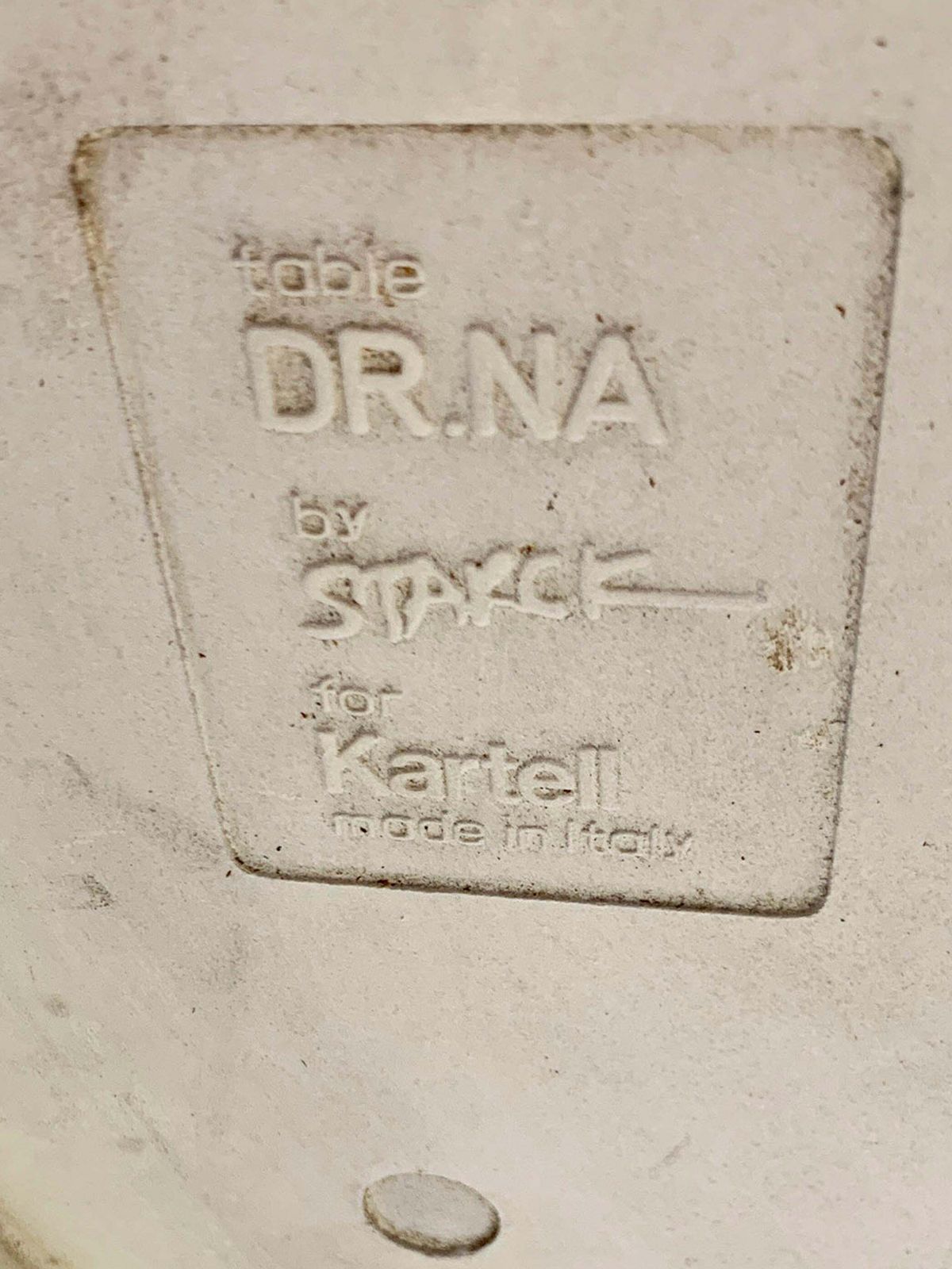 DR.Na Outdoor/Indoor Bar Table By Philippe Stark For Kartell, 1996 photo vintage
