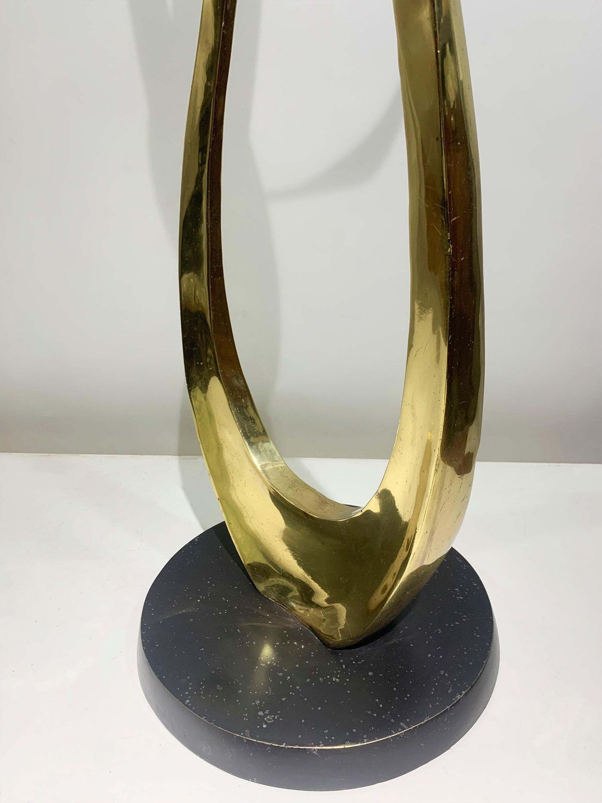 Mid Century Entwined Cranes Sculpture, Brass, Attributed To Boris Lovet Lorski photo buy