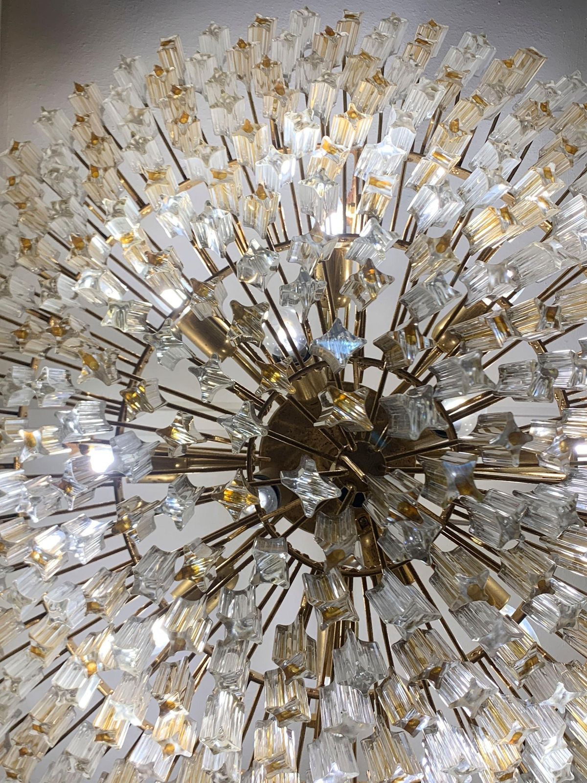 Quadriedro Murano Glass Chandelier By Venini , Circa 1960s photo furniture