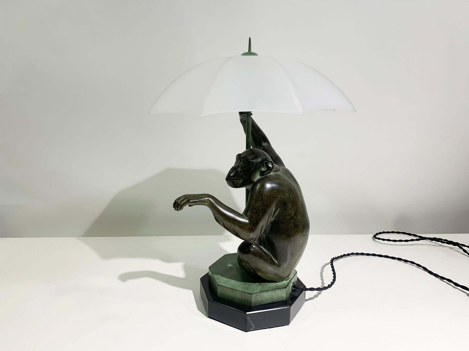 "Pluie" Table Lamp/Sculpture By Max Le Verrier Signed "Le Verrier" photo furniture