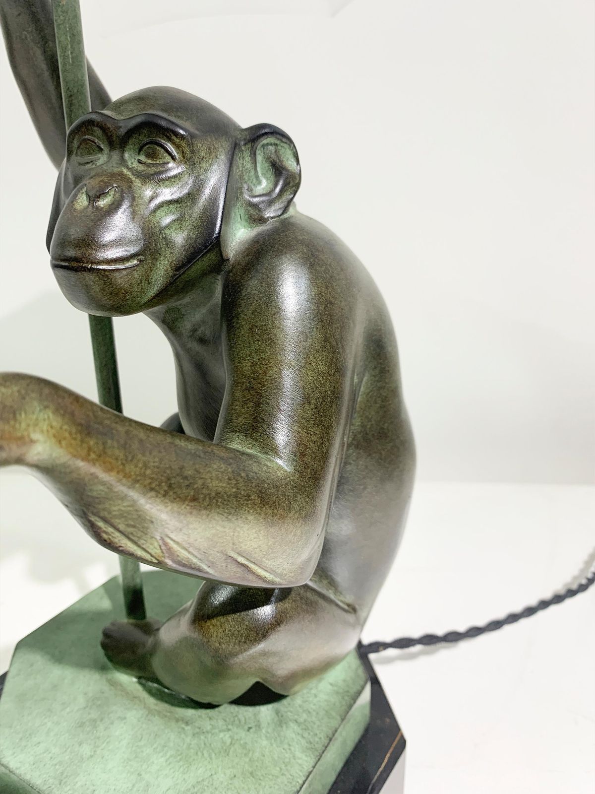 "Pluie" Table Lamp/Sculpture By Max Le Verrier Signed "Le Verrier" photo vintage